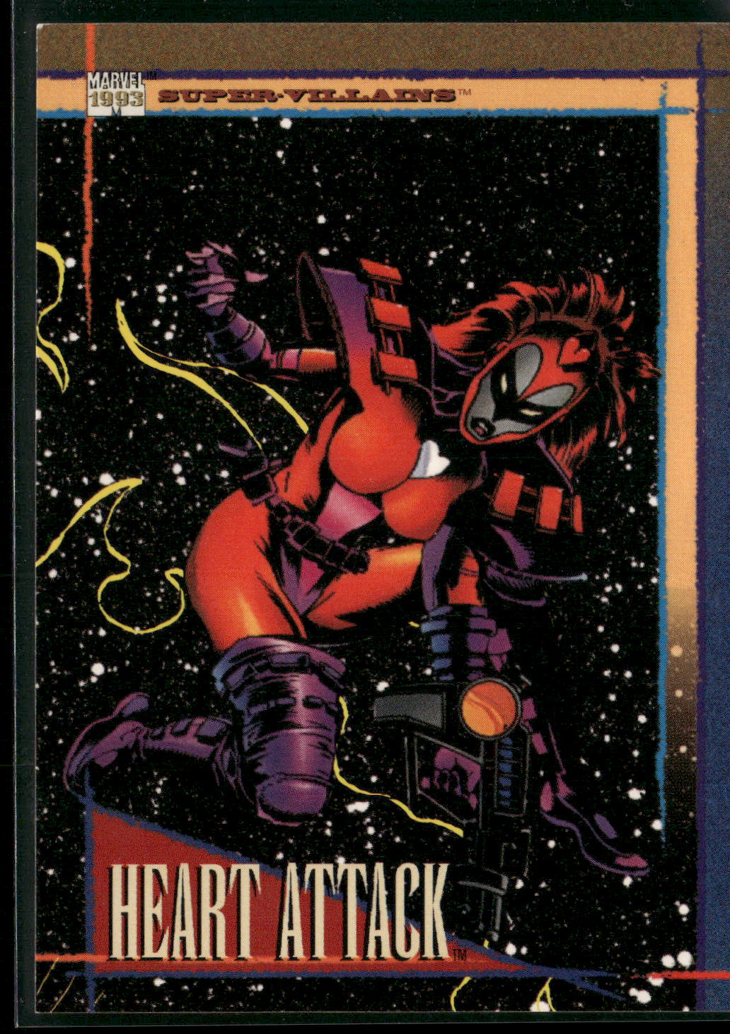 1993 SkyBox Marvel Universe #102 Heart Attack