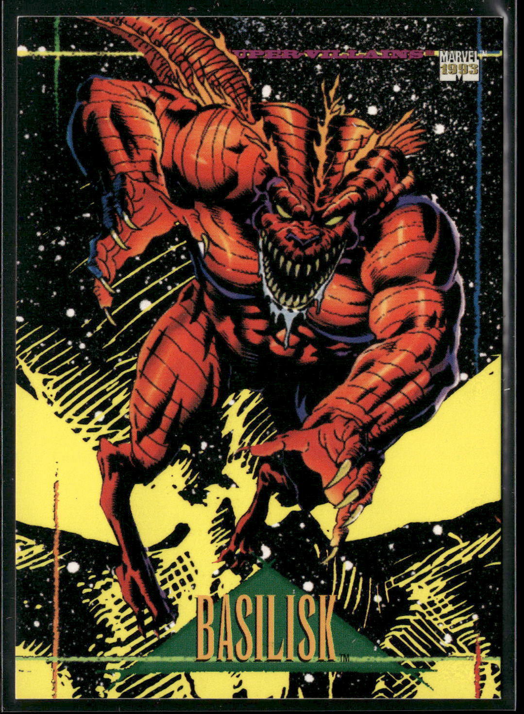1993 SkyBox Marvel Universe #104 Basilisk