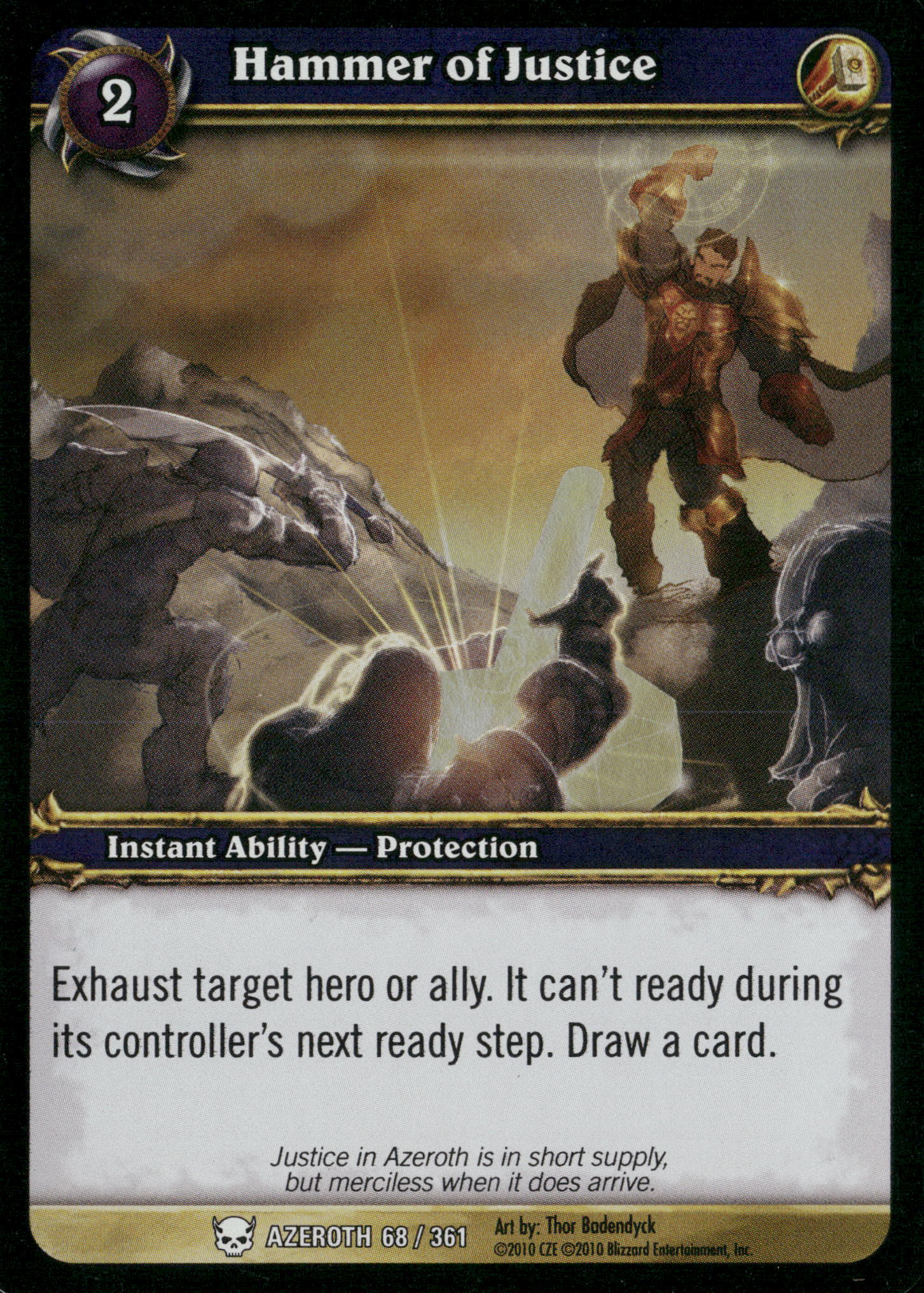 Heroes of Azeroth #68 Hammer of Justice