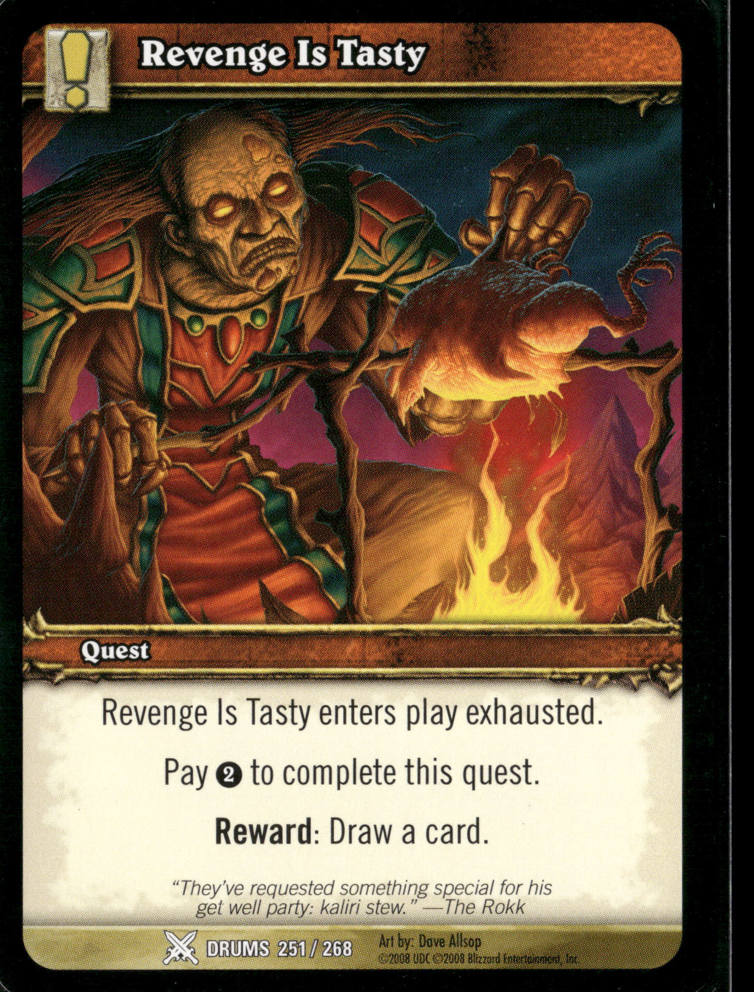 Drums of War #251 Revenge is Tasty