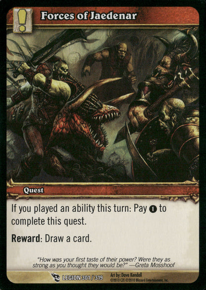 March of the Legion #301 Forces of Jaedenar