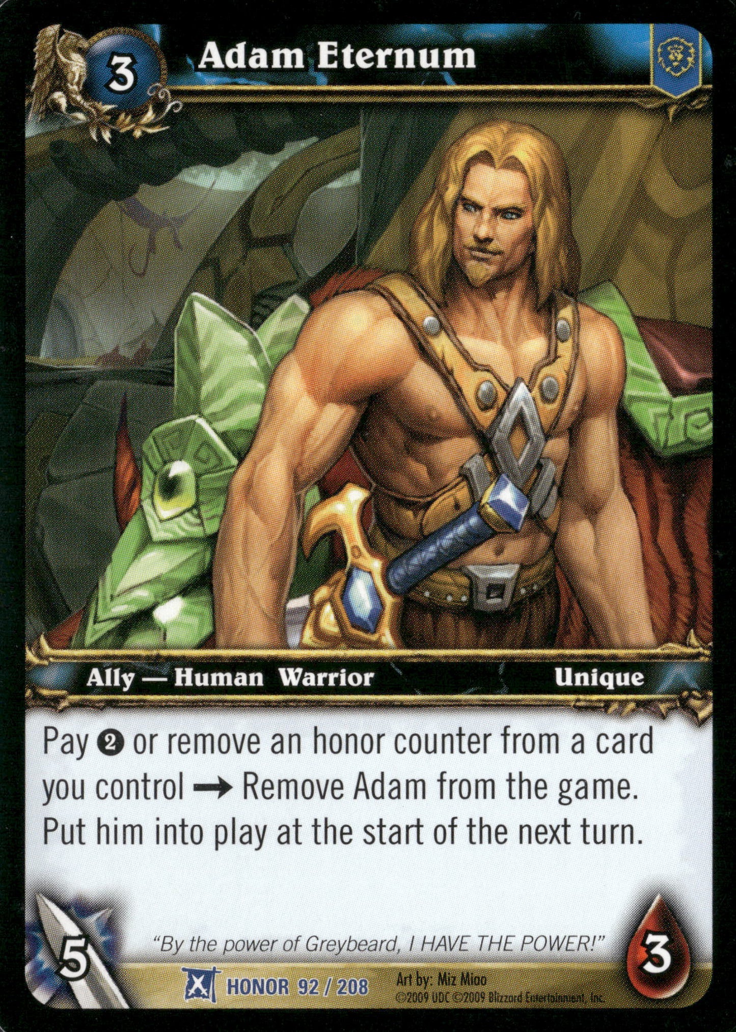 Fields of Honor #92 Adam Eternum
