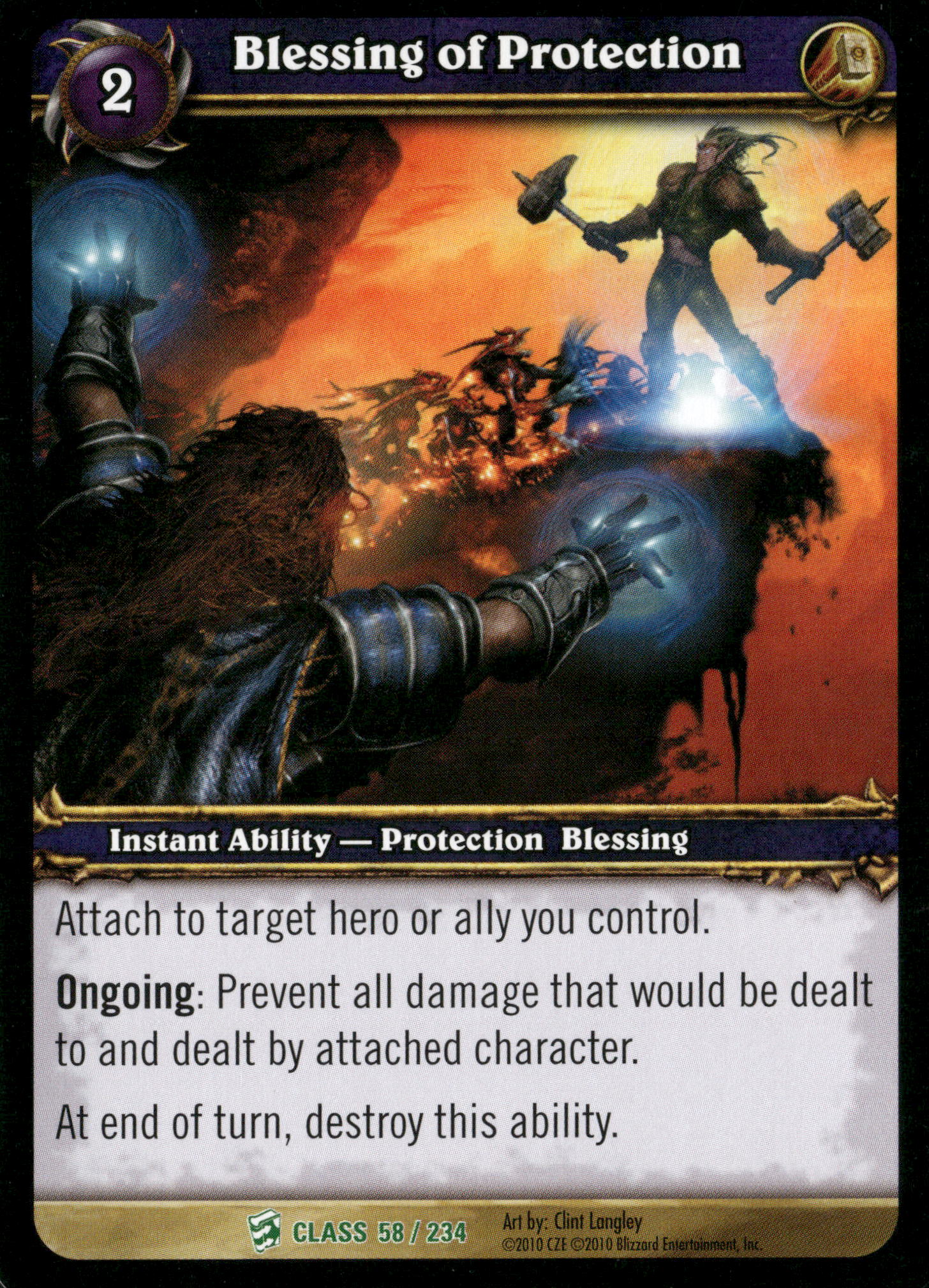 Class Starter Decks #58 Blessing of Protection