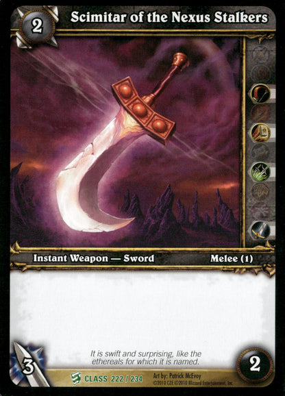 Class Starter Decks #222 Scimitar of the Nexus Stalkers