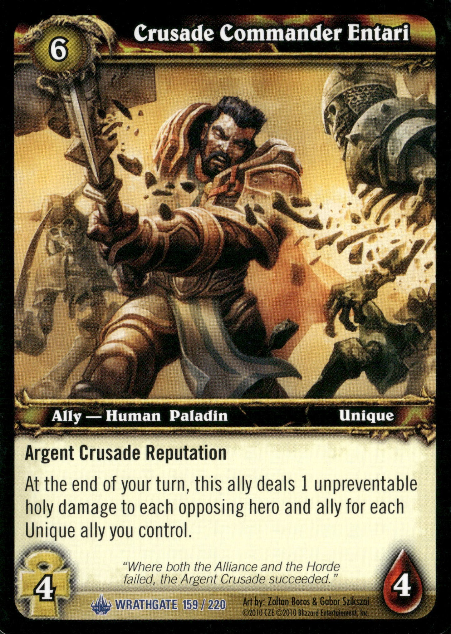 Wrathgate #159 Crusade Commander Entari