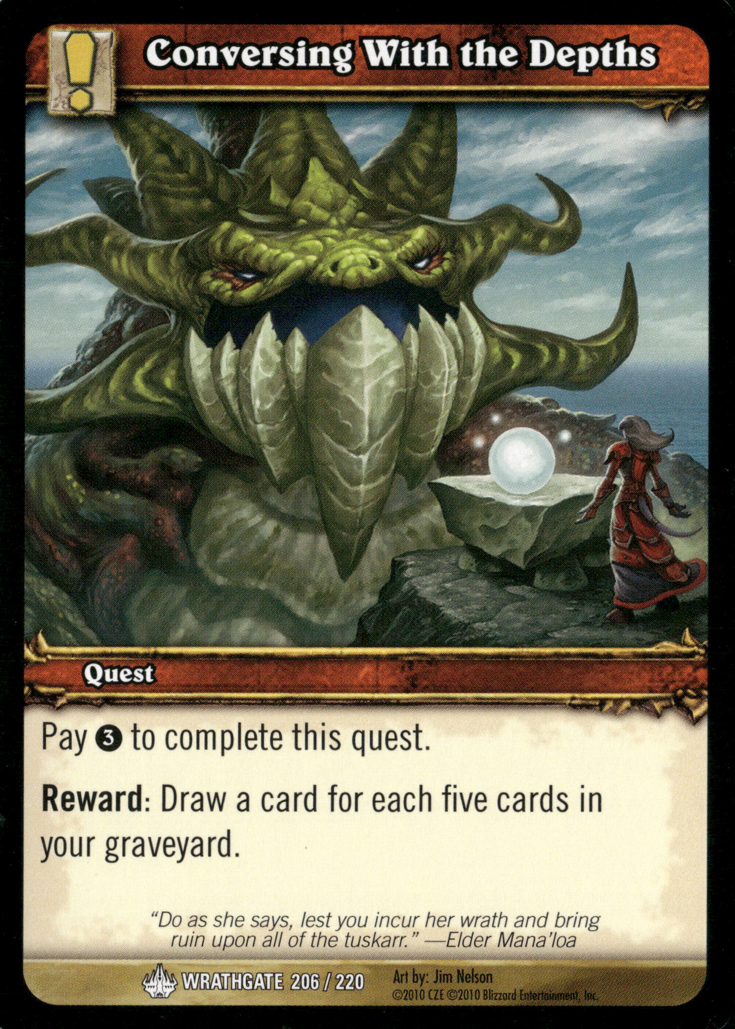 Wrathgate #206 Conversing With the Depths
