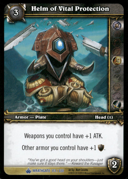 Wrathgate #173 Helm of Vital Protection