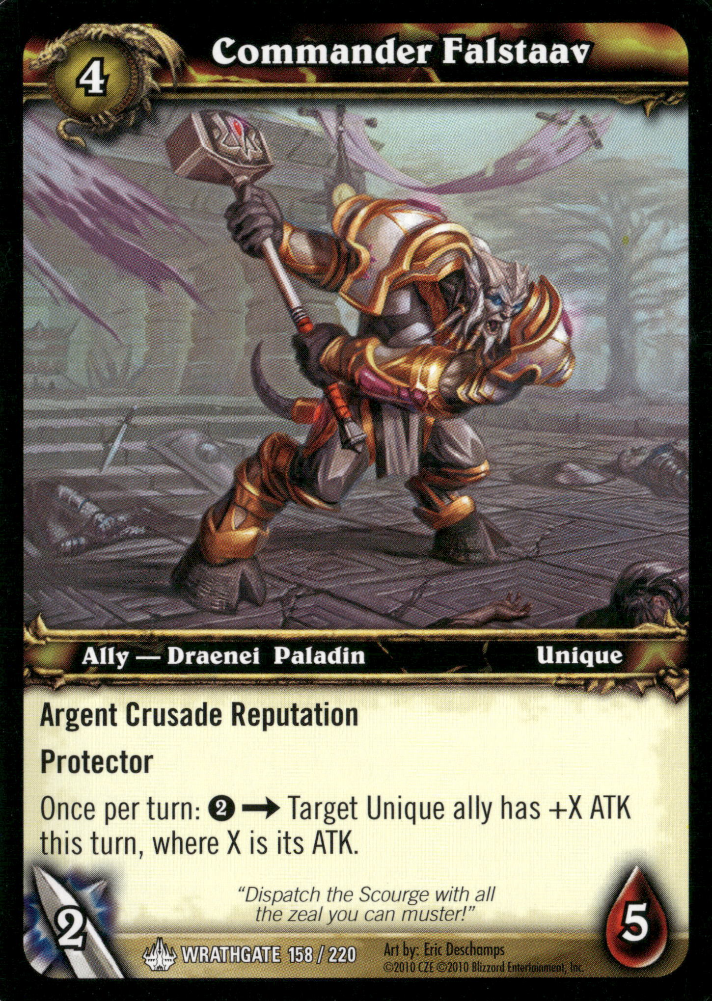 Wrathgate #158 Commander Falstaav