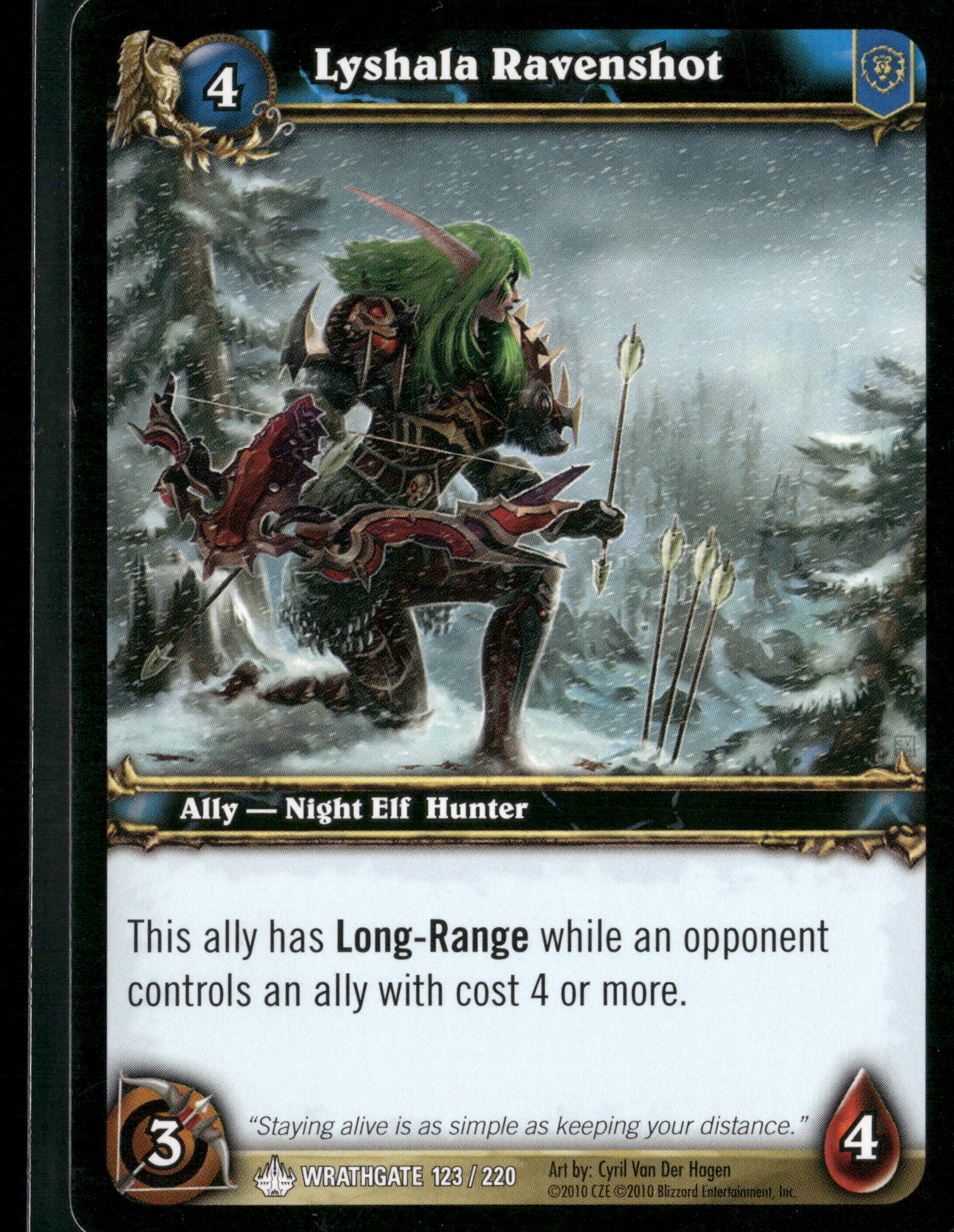 Wrathgate #123 Lyshala Ravenshot