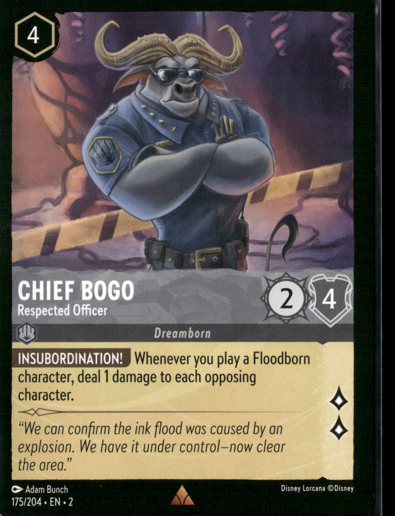 Rise of the Floodborn #175/204 Chief Bogo