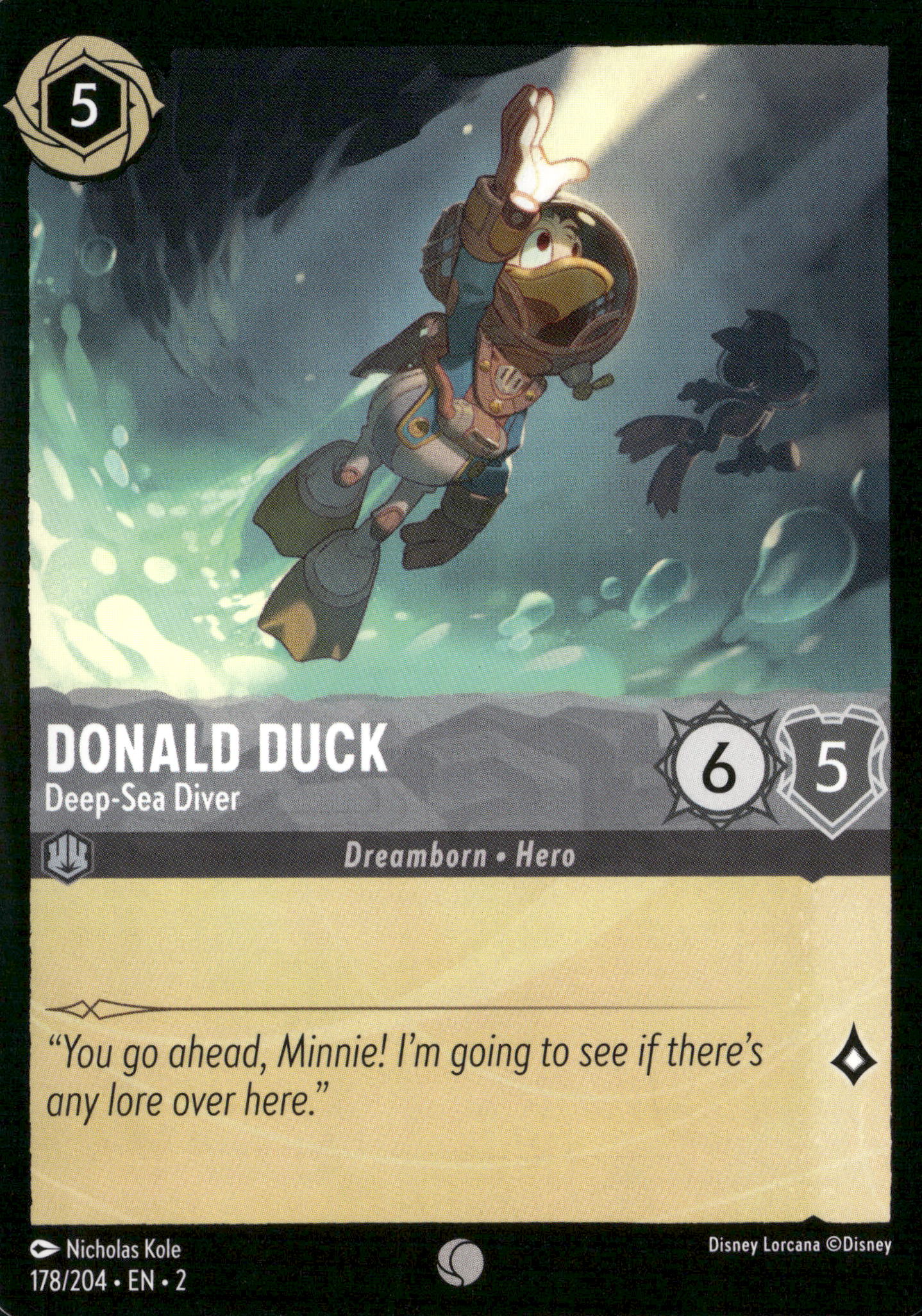 Rise of the Floodborn #178/204 Donald Duck