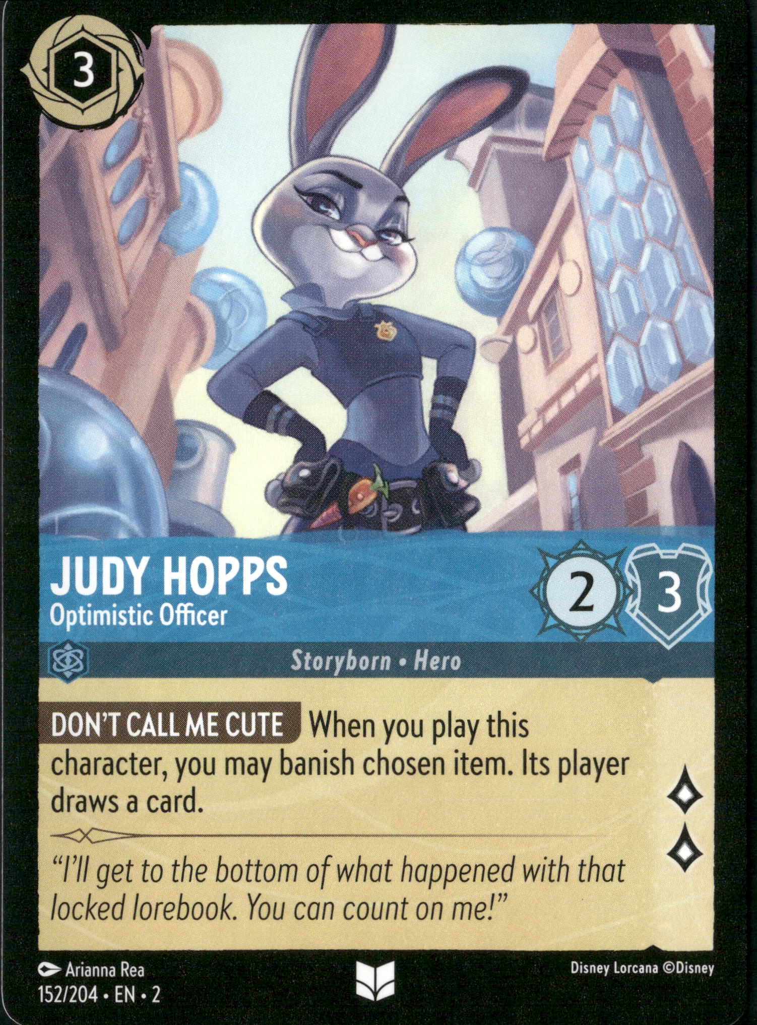 Rise of the Floodborn #152/204 Judy Hopps