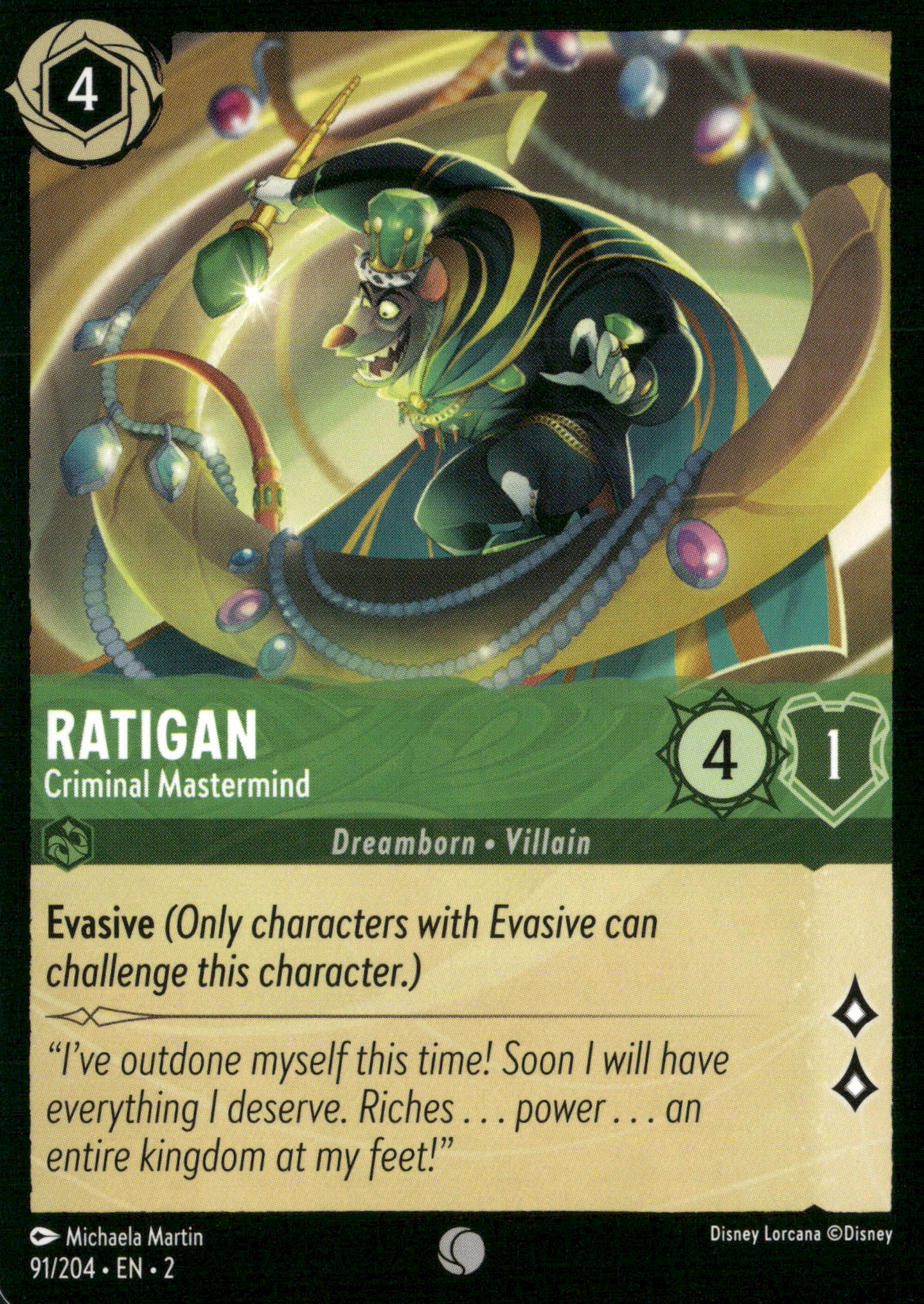 Rise of the Floodborn #91/204 Ratigan