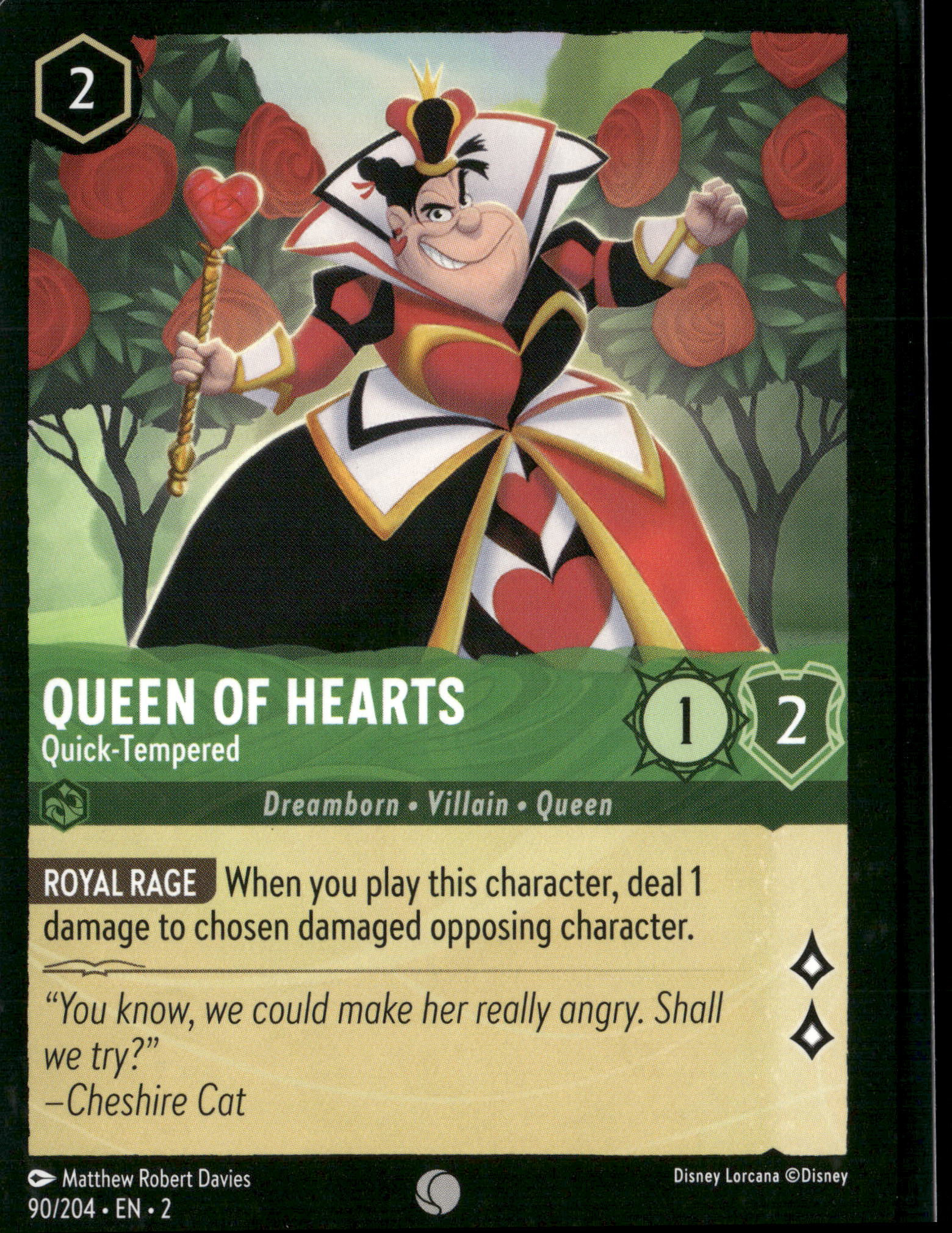 Rise of the Floodborn #90/204 Queen of Hearts