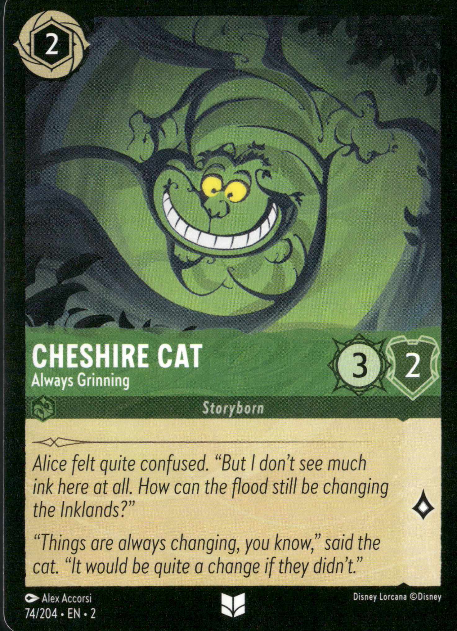 Rise of the Floodborn #74/204 Cheshire Cat