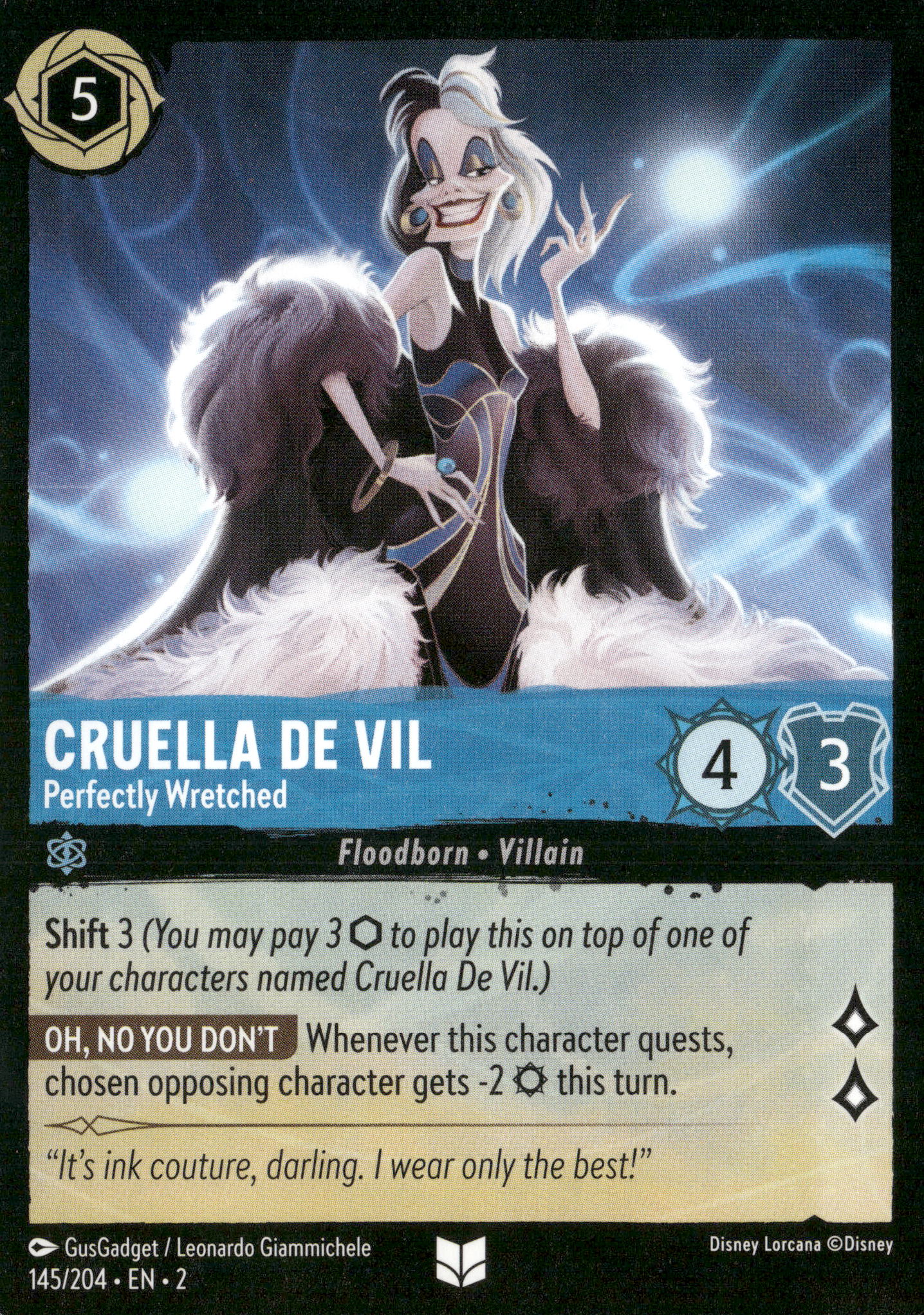 Rise of the Floodborn #145/204 Cruella De Vil