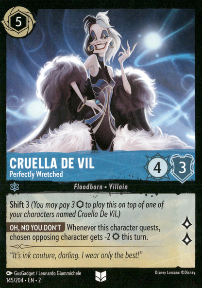 Rise of the Floodborn #145/204 Cruella De Vil