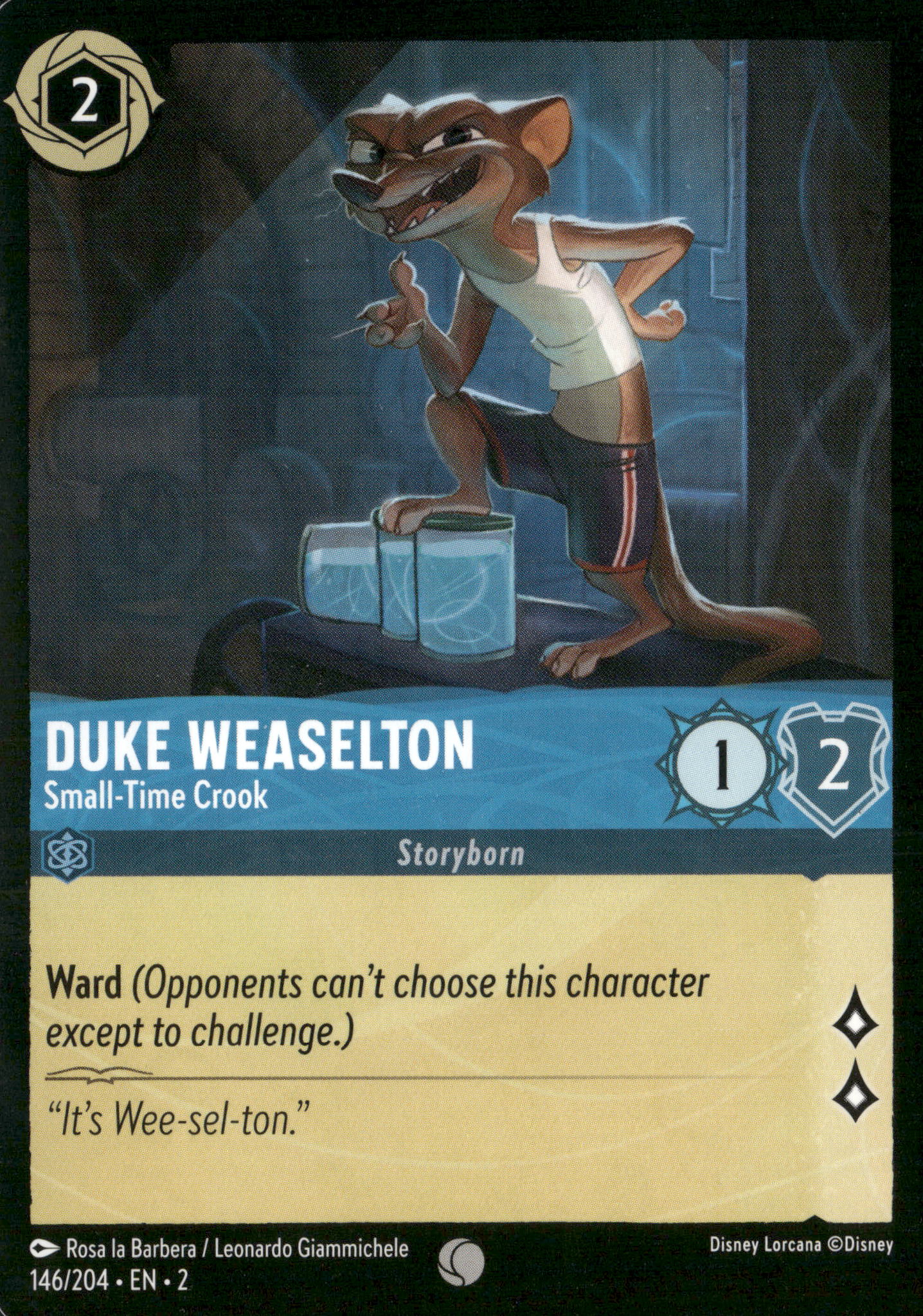 Rise of the Floodborn #146/204 Duke Weaselton