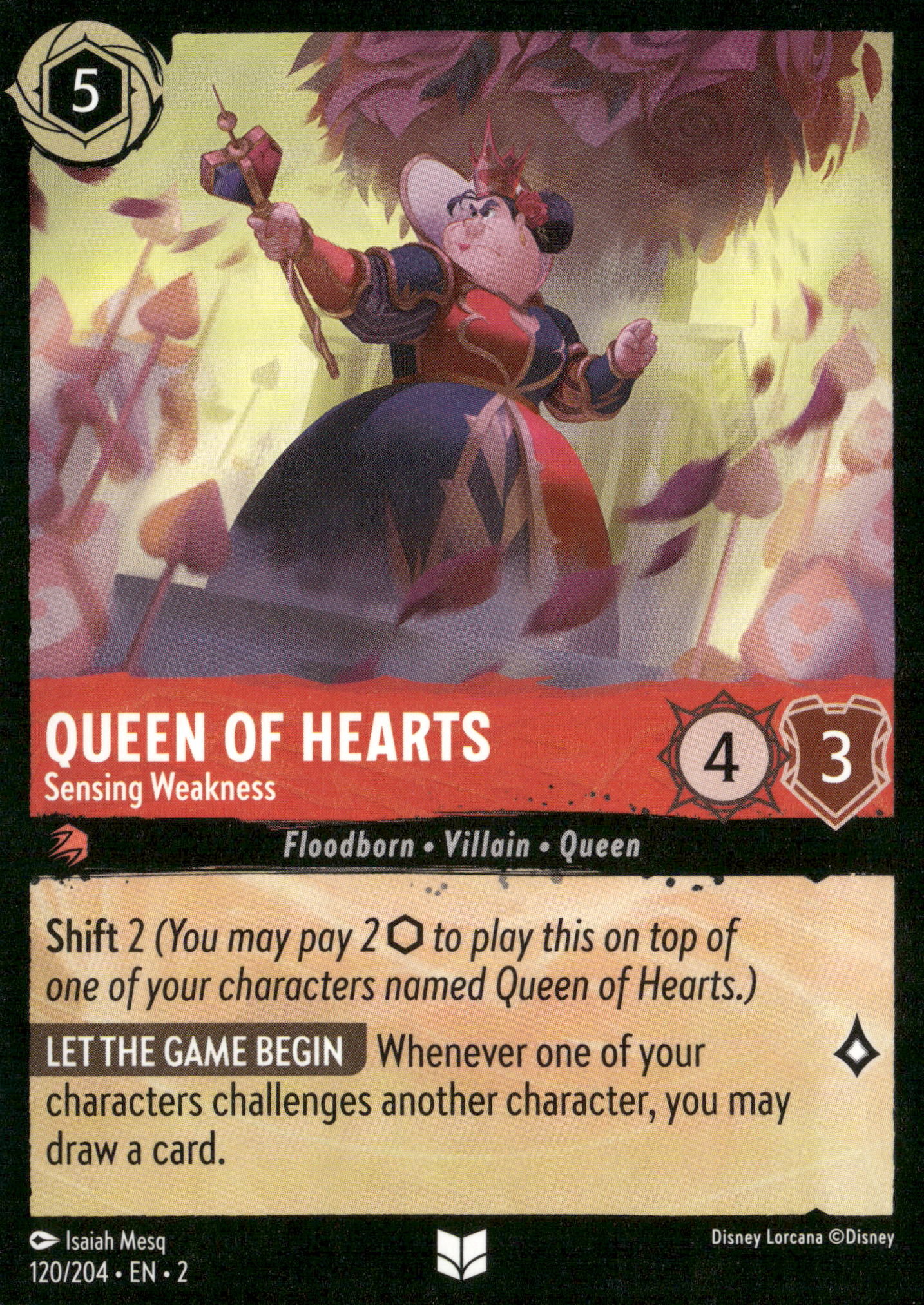 Rise of the Floodborn #120/204 Queen of Hearts