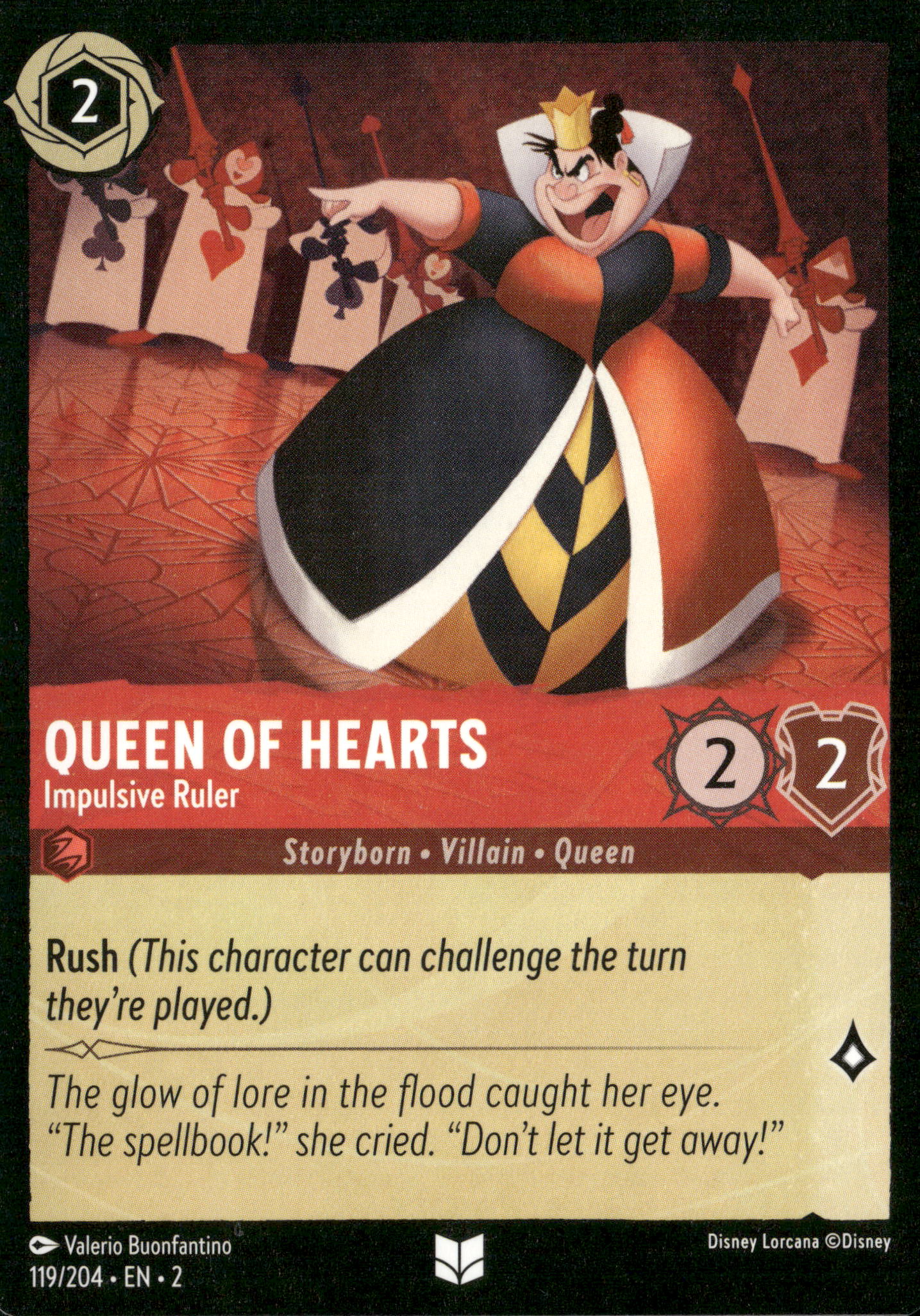 Rise of the Floodborn #119/204 Queen of Hearts