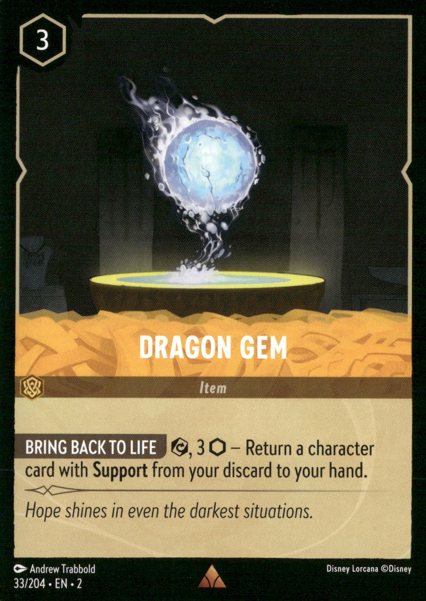 Rise of the Floodborn #33/204 Dragon Gem