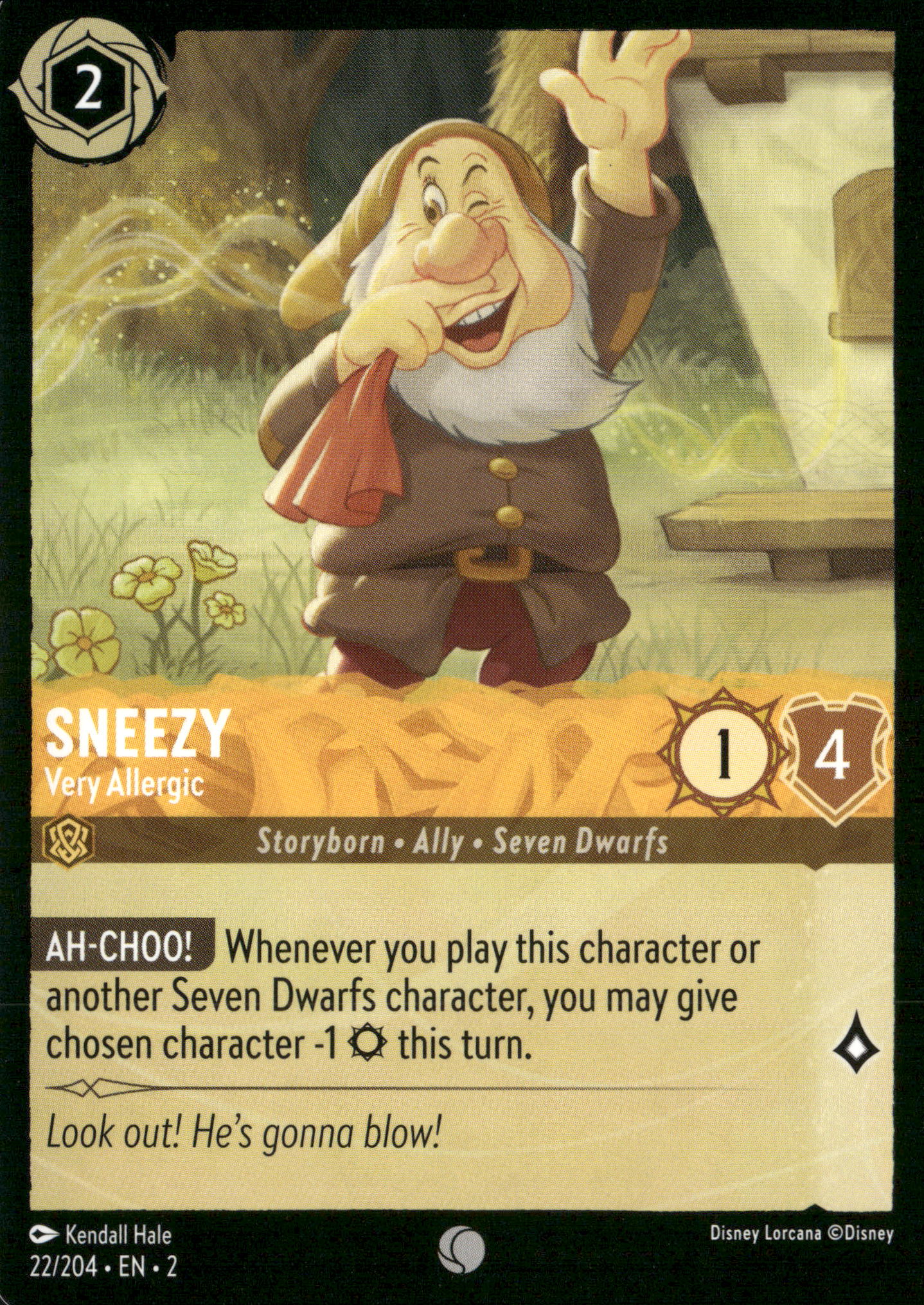 Rise of the Floodborn #22/204 Sneezy