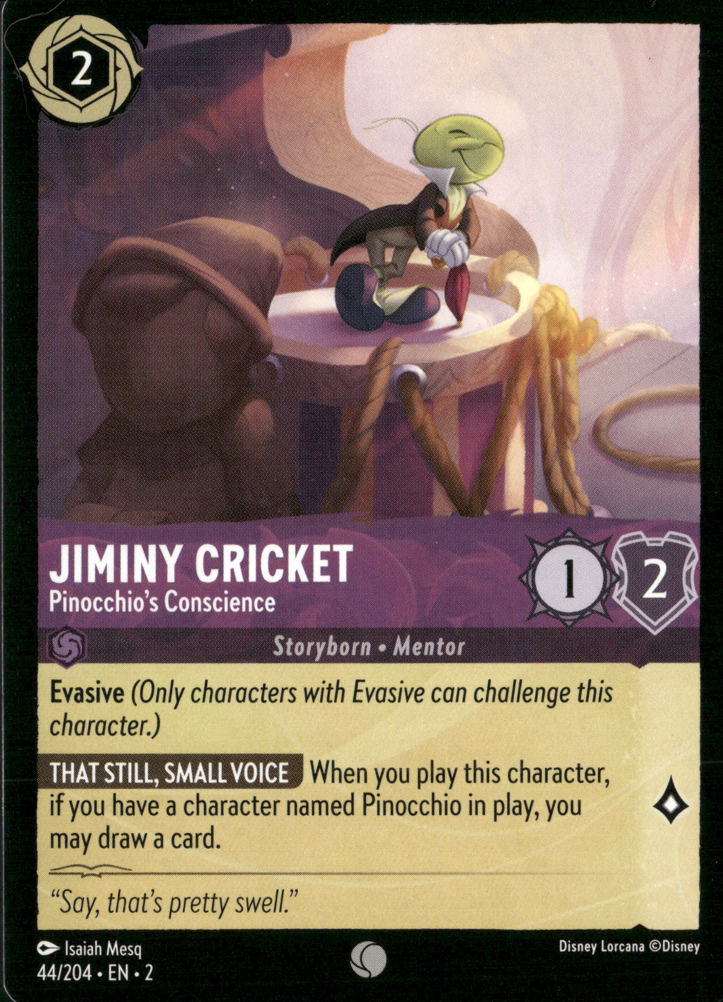 Rise of the Floodborn #44/204 Jiminy Cricket