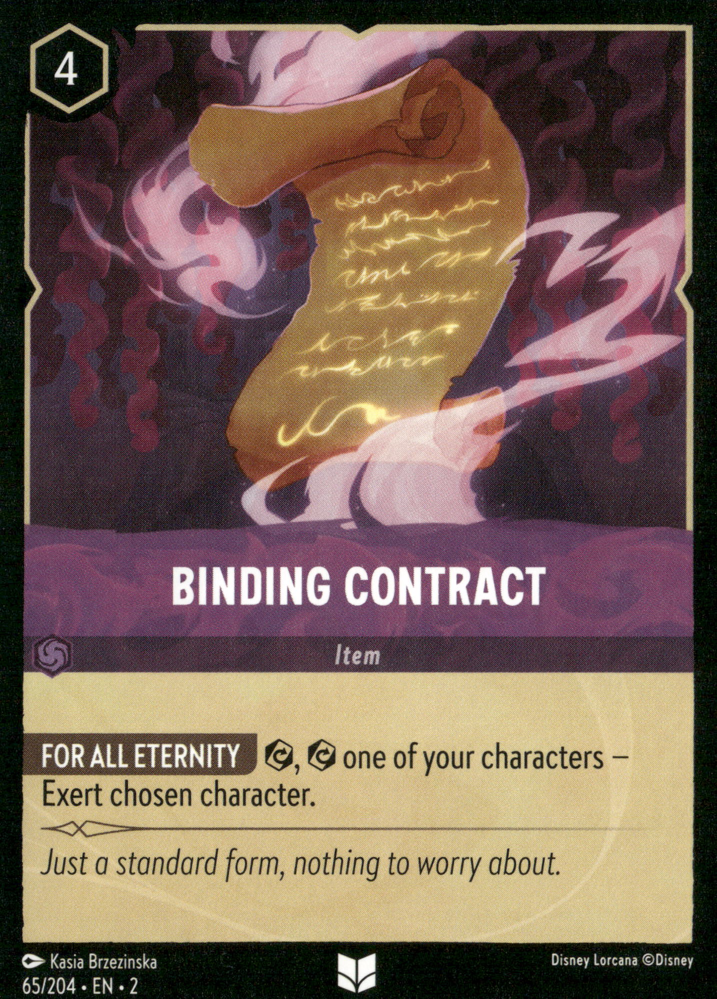 Rise of the Floodborn #65/204 Binding Contract