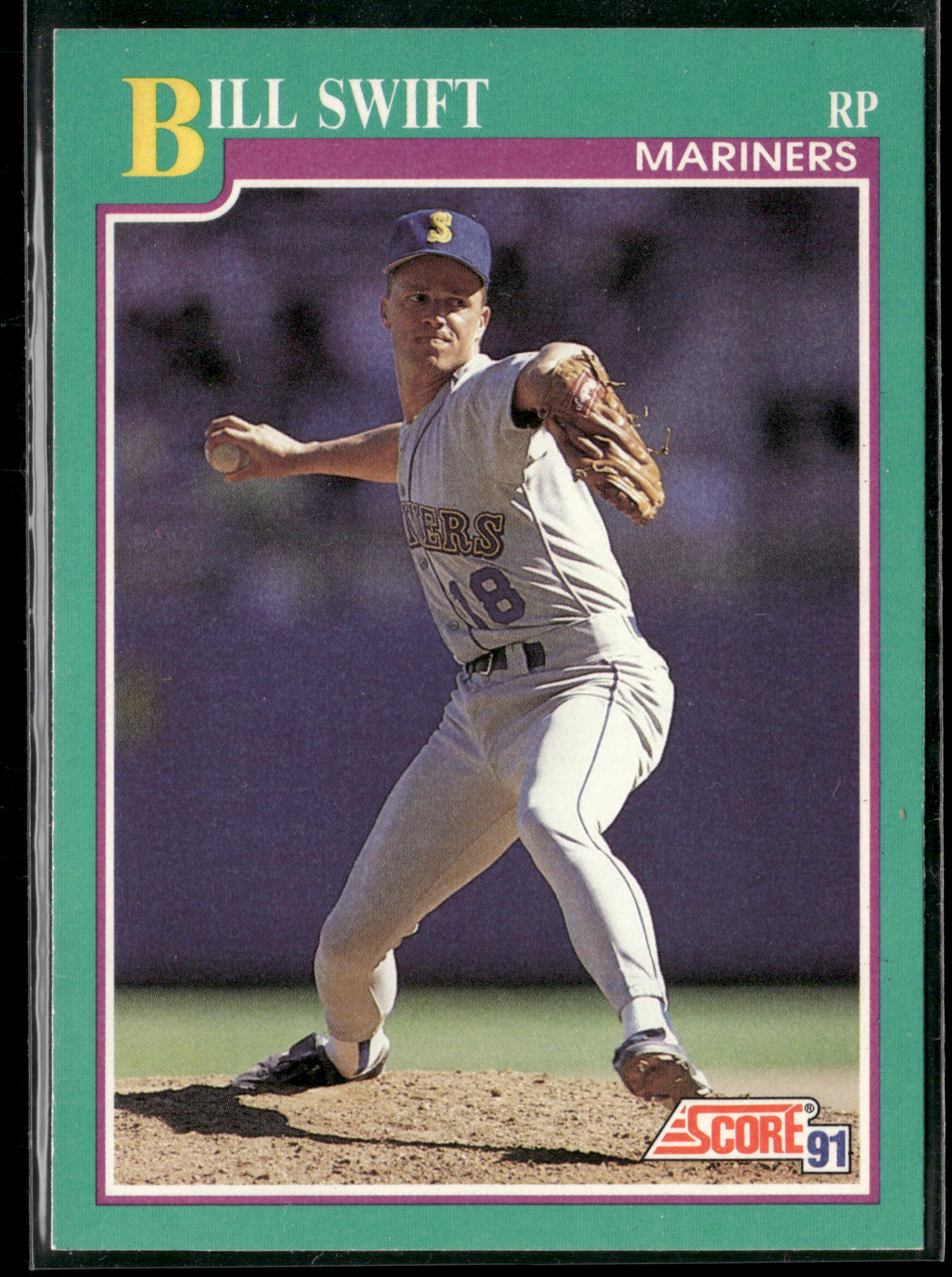 1991 Score #123 Bill Swift
