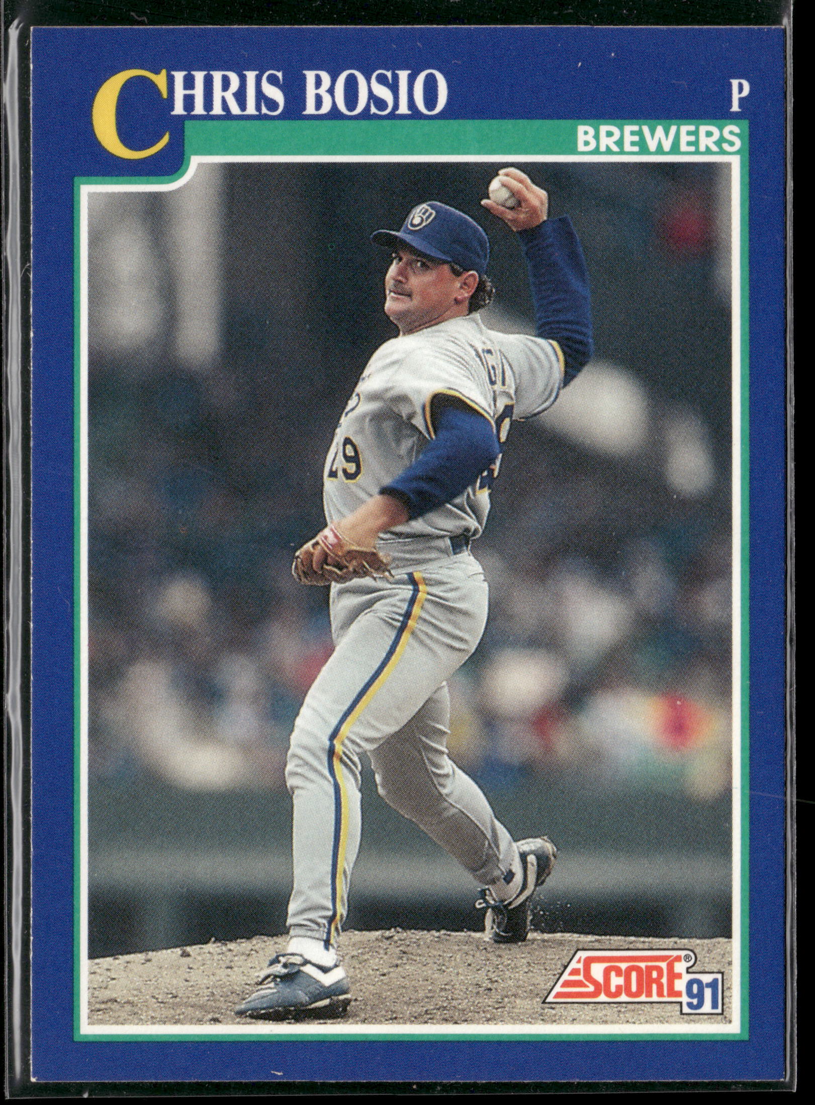 1991 Score #43 Chris Bosio