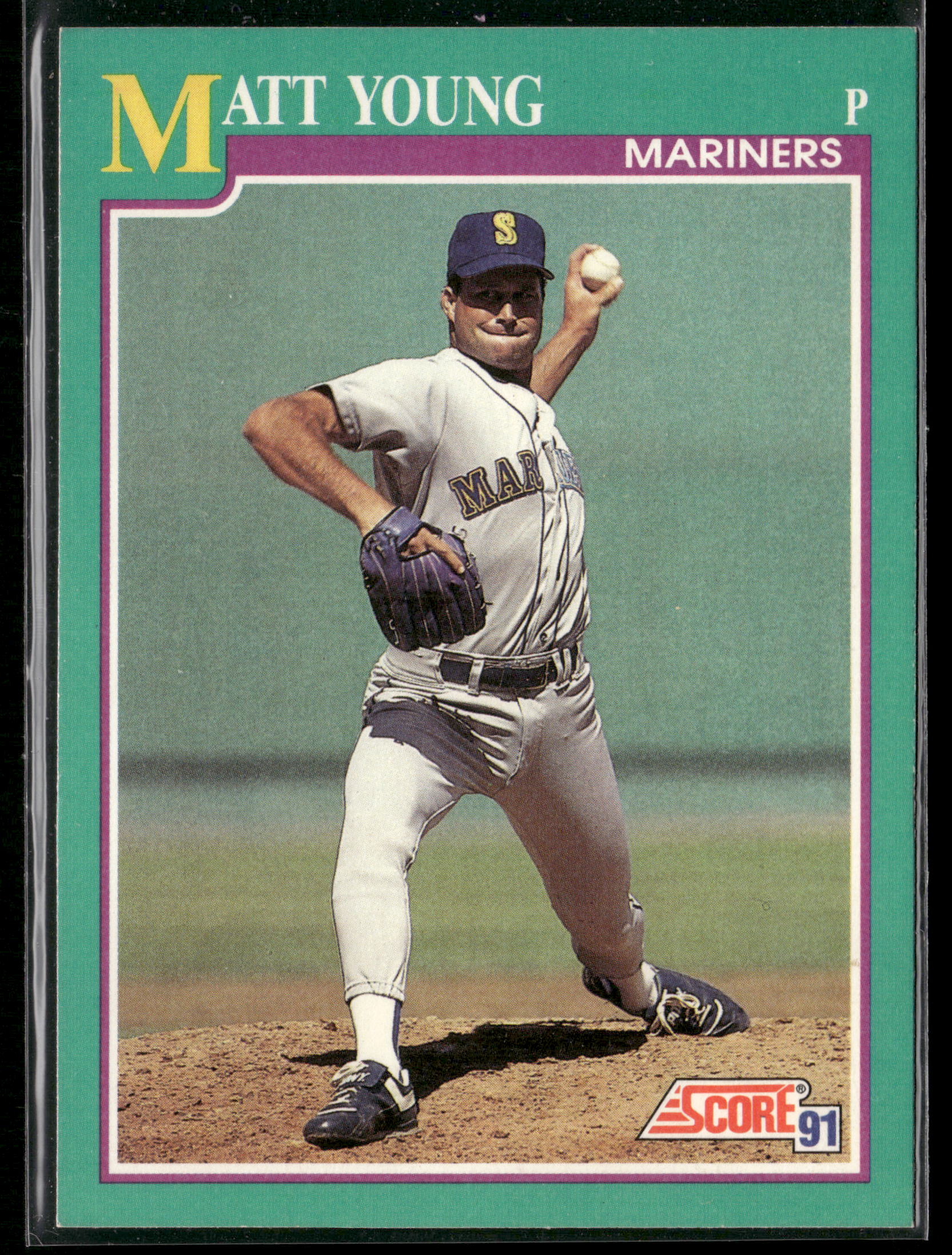 1991 Score #126 Matt Young Promos