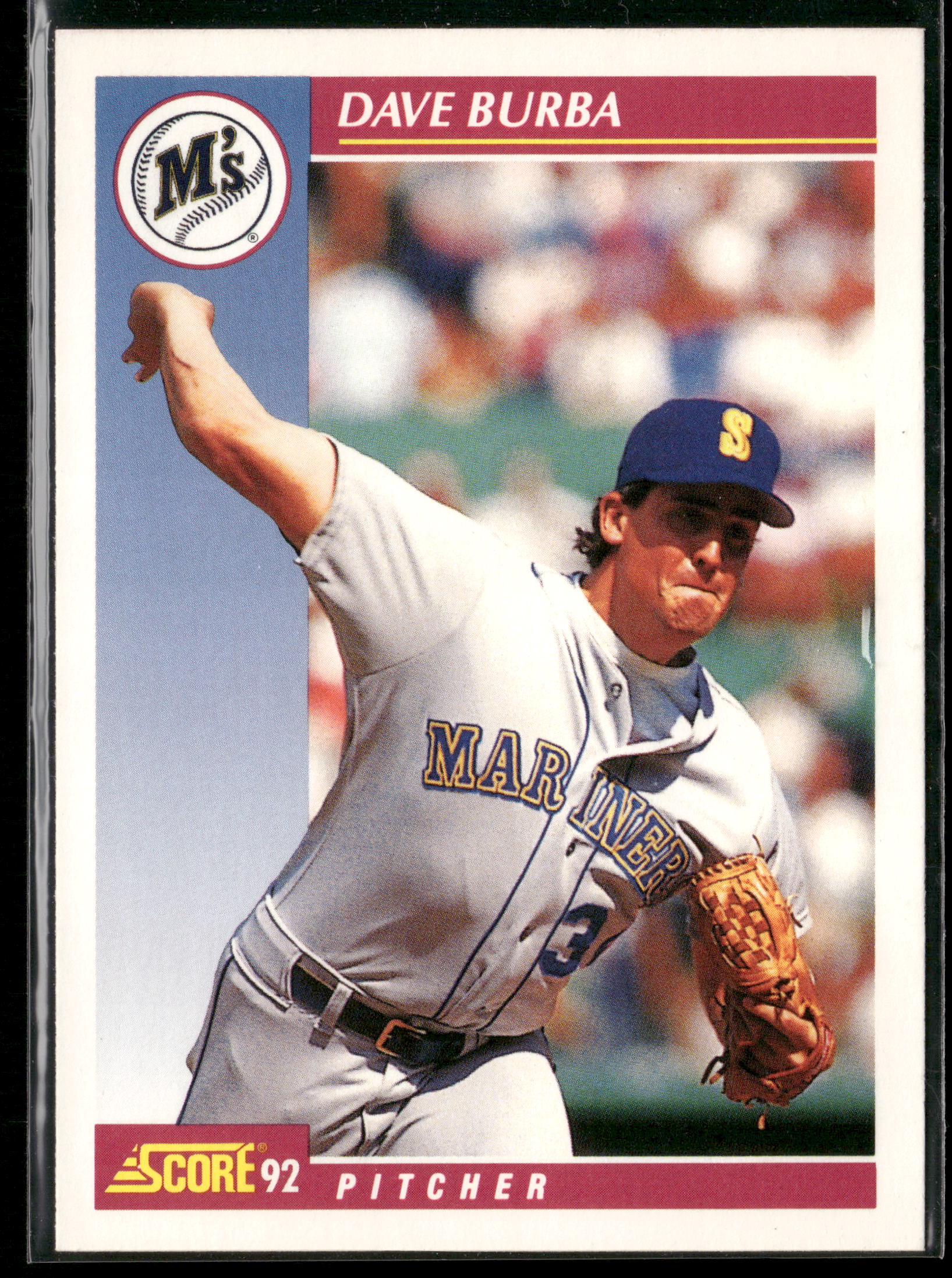 1992 Score #611 Dave Burba