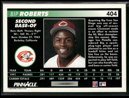1992 Pinnacle #404 Bip Roberts