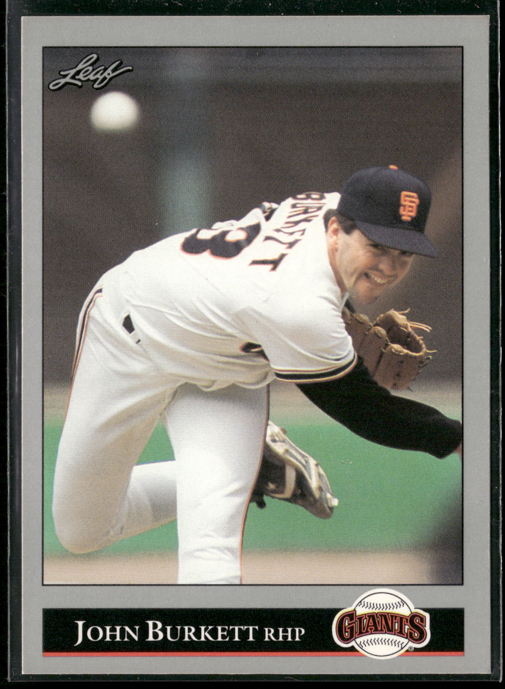 1992 Leaf #179 John Burkett