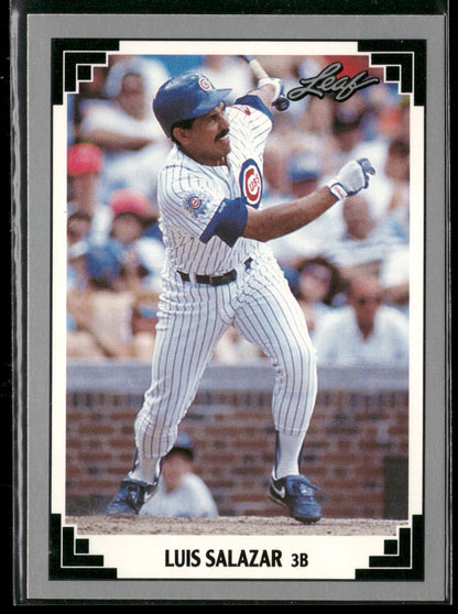 1991 Leaf #185 Luis Salazar