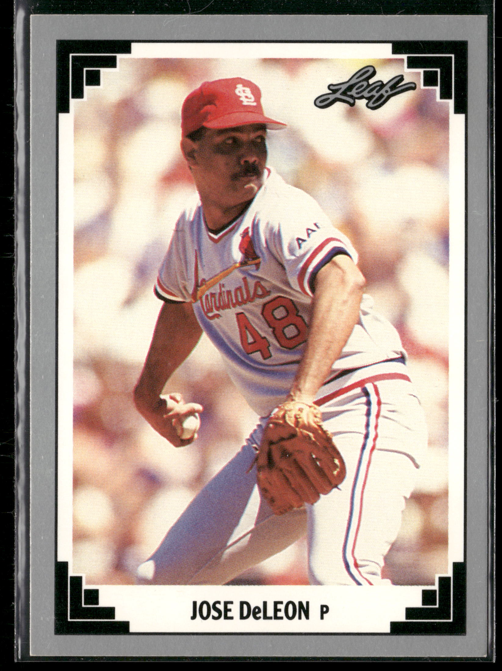 1991 Leaf #190 Jose DeLeon