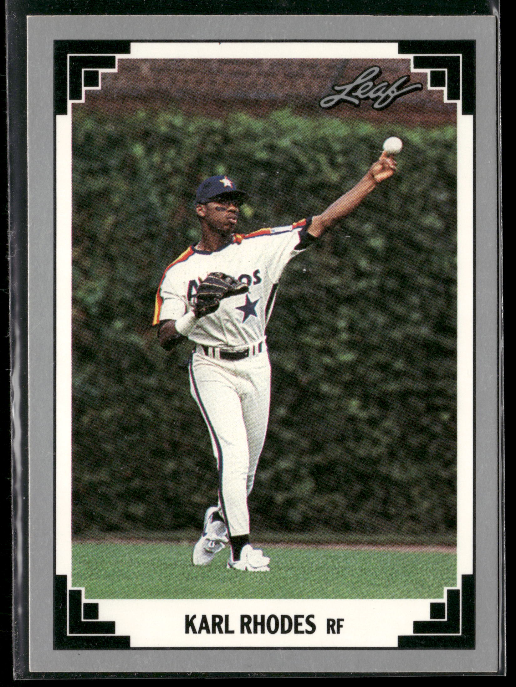 1991 Leaf #195 Karl Rhodes