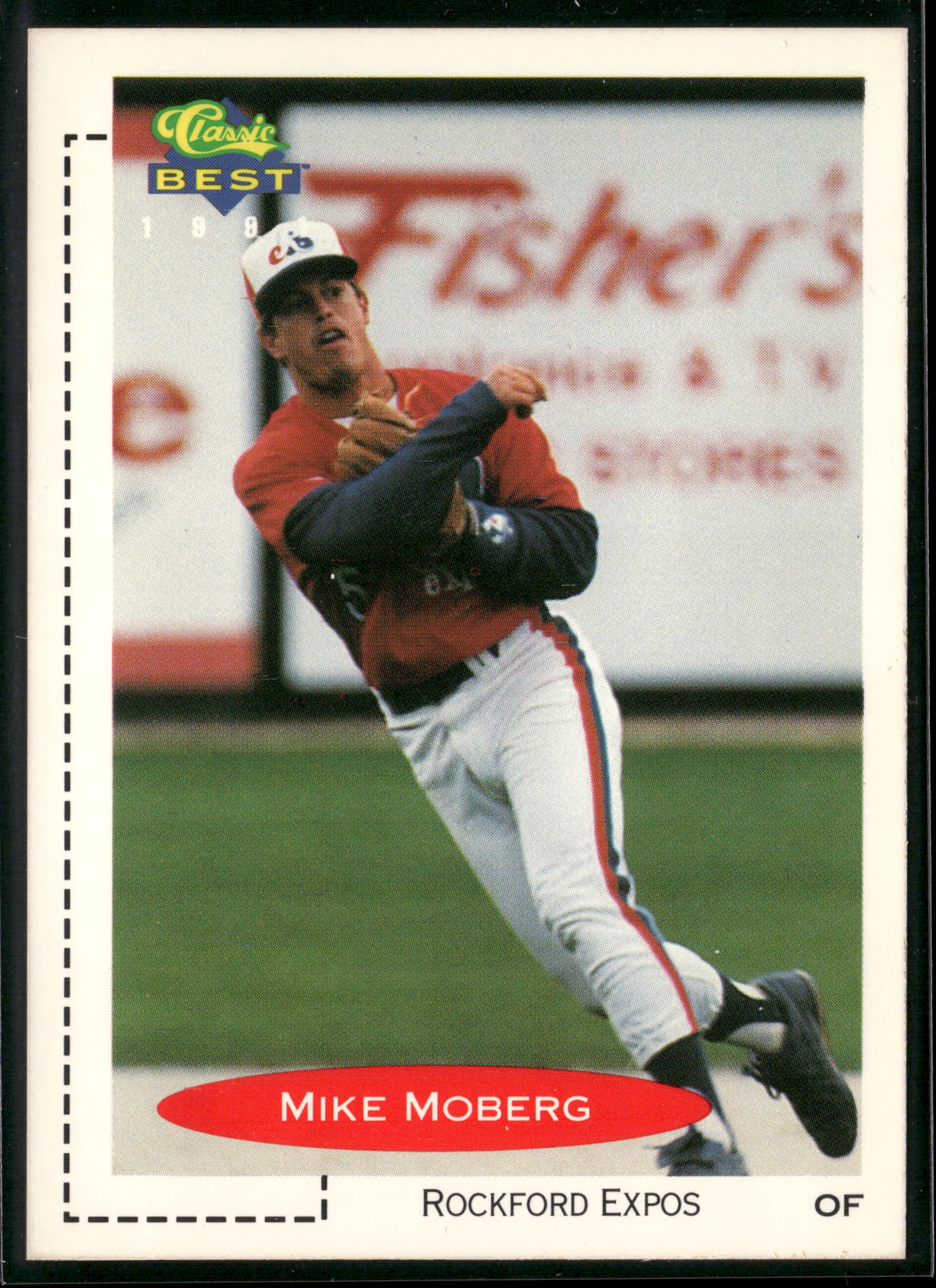 1991 Classic Best #317 Mike Moberg