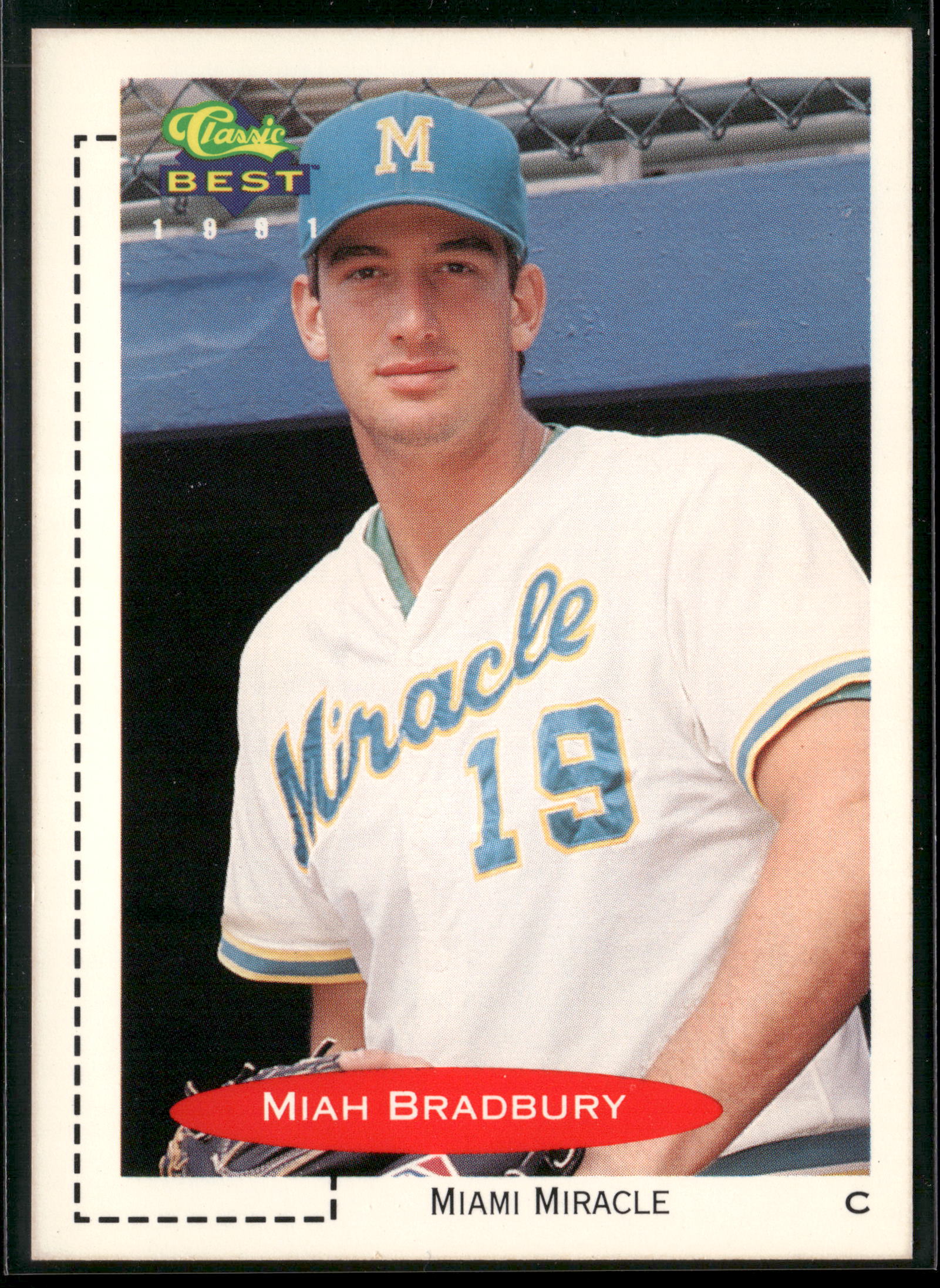 1991 Classic Best #110 Miah Bradbury