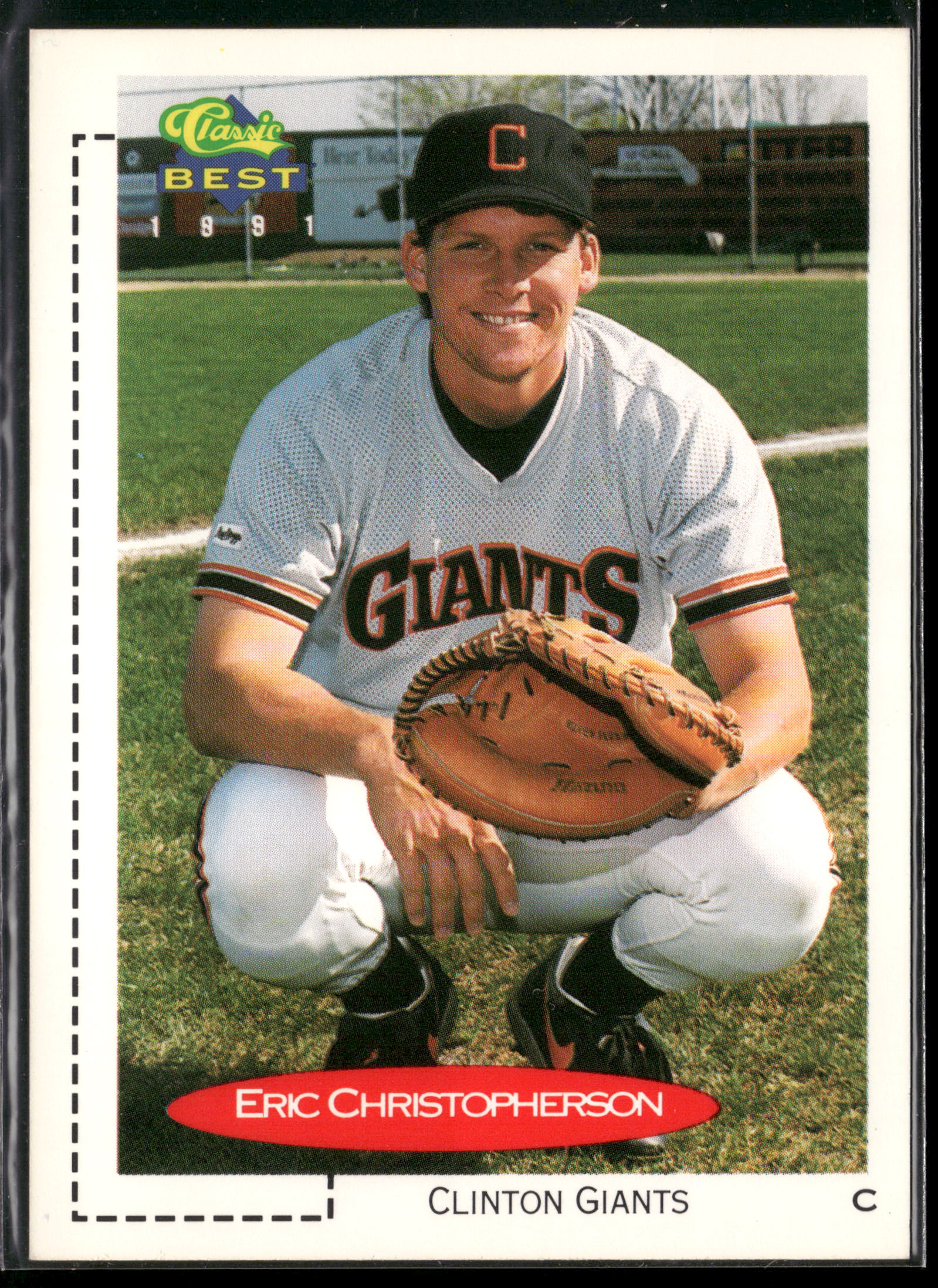 1991 Classic Best #320 Eric Christopherson