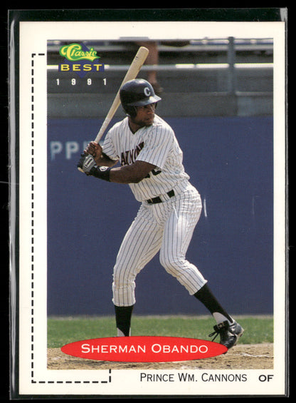 1991 Classic Best #116 Sherman Obando
