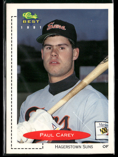 1991 Classic Best #190 Paul Carey
