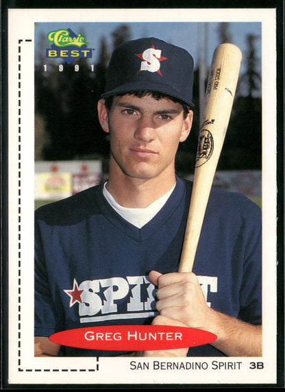 1991 Classic Best #178 Greg Hunter