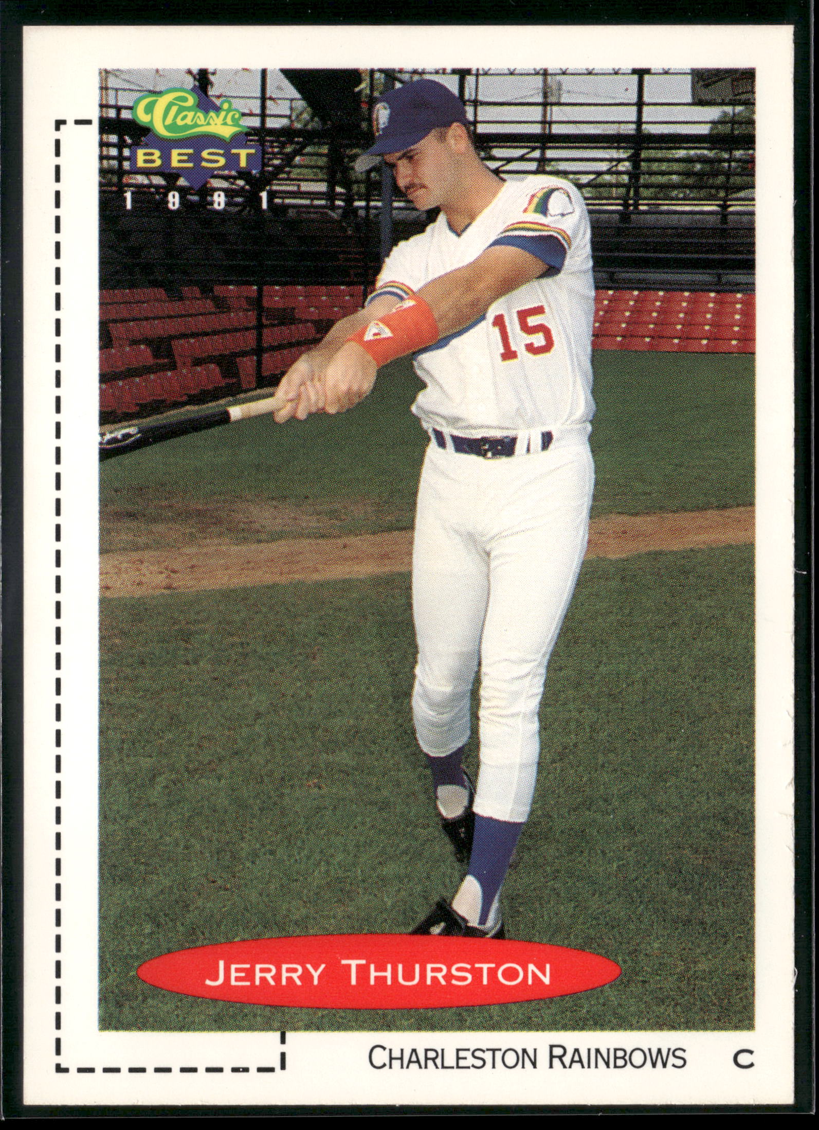 1991 Classic Best #102 Jerrey Thurston