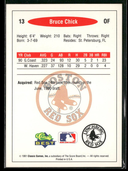 1991 Classic Best #13 Bruce Chick