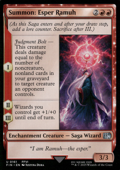 FINAL FANTASY #161 Summon: Esper Ramuh