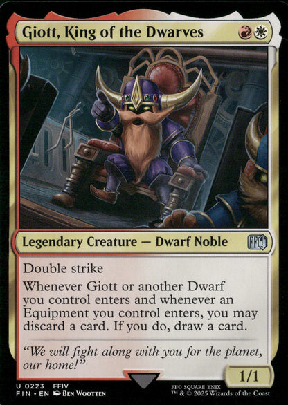 FINAL FANTASY #223 Giott, King of the Dwarves