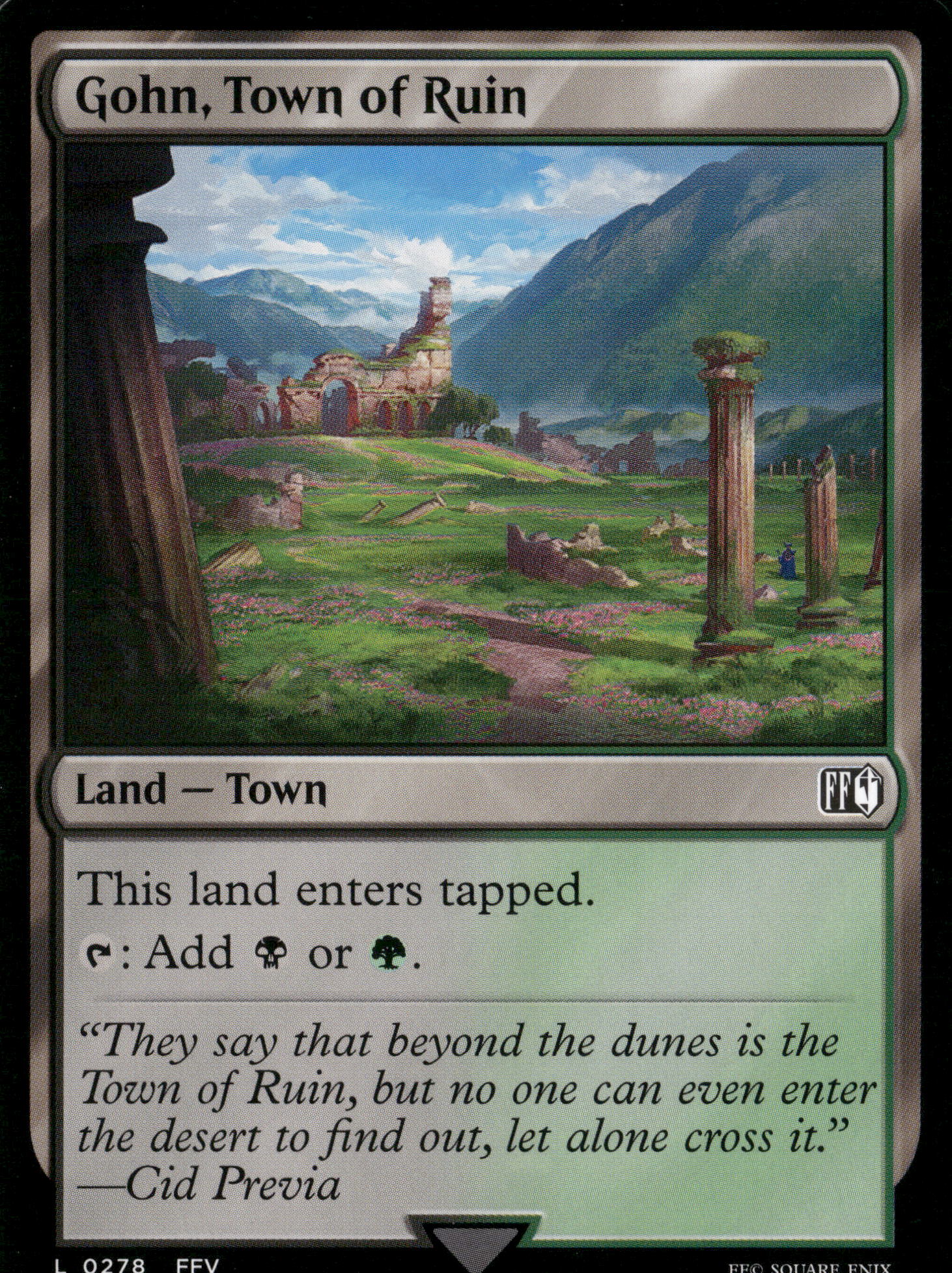 FINAL FANTASY #278 Gohn, Town of Ruin