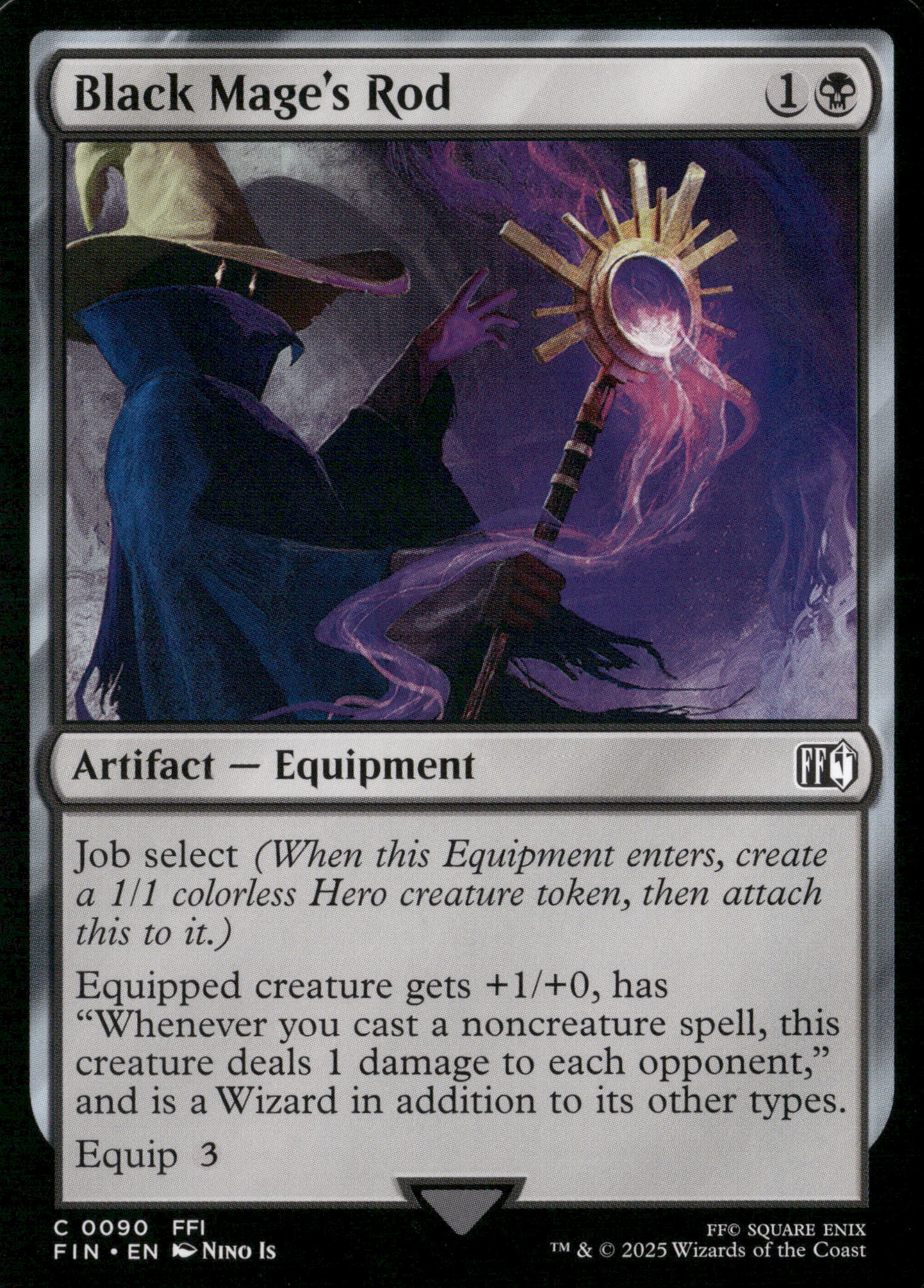 FINAL FANTASY #90 Black Mage's Rod