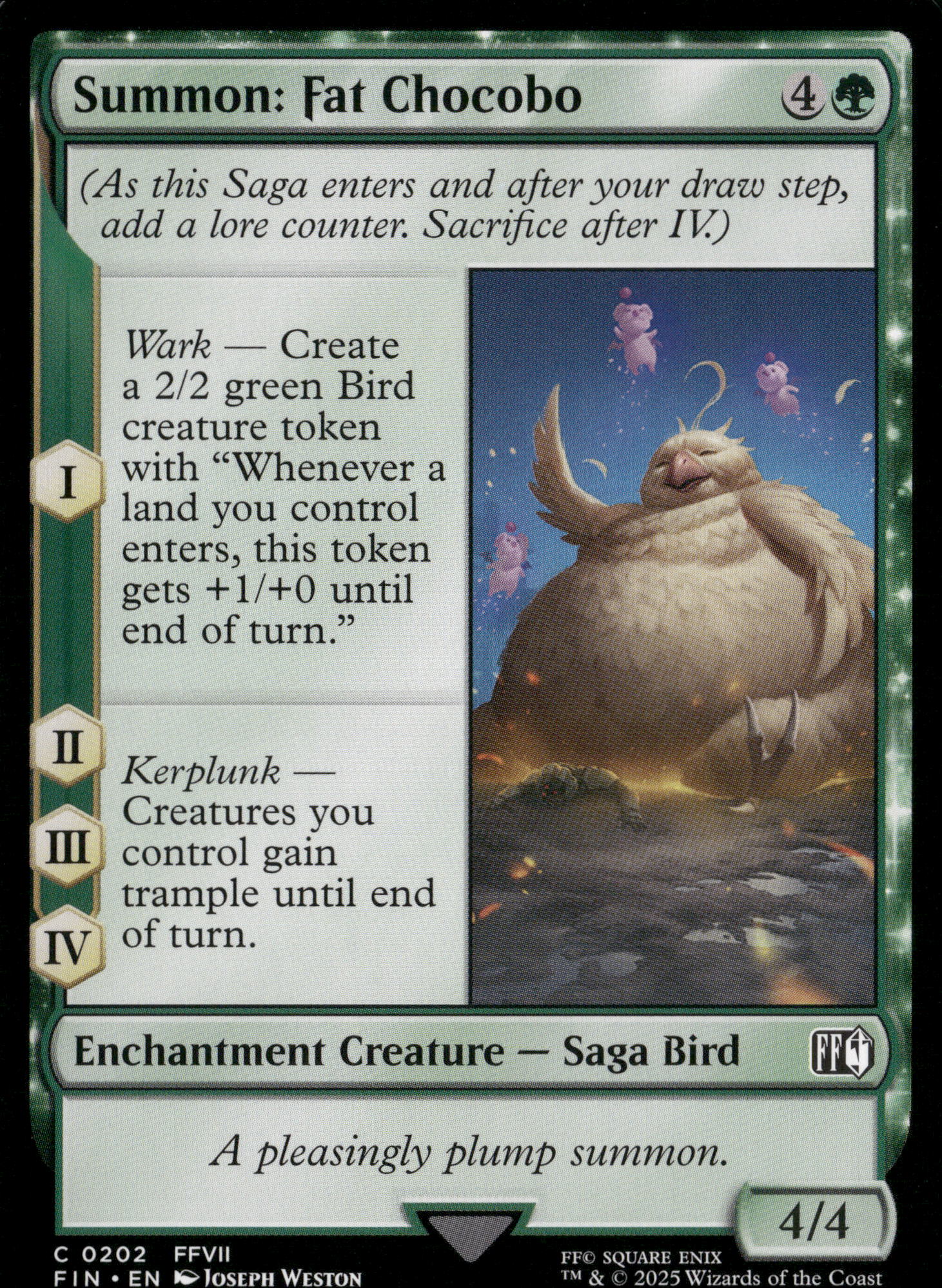FINAL FANTASY #202 Summon: Fat Chocobo